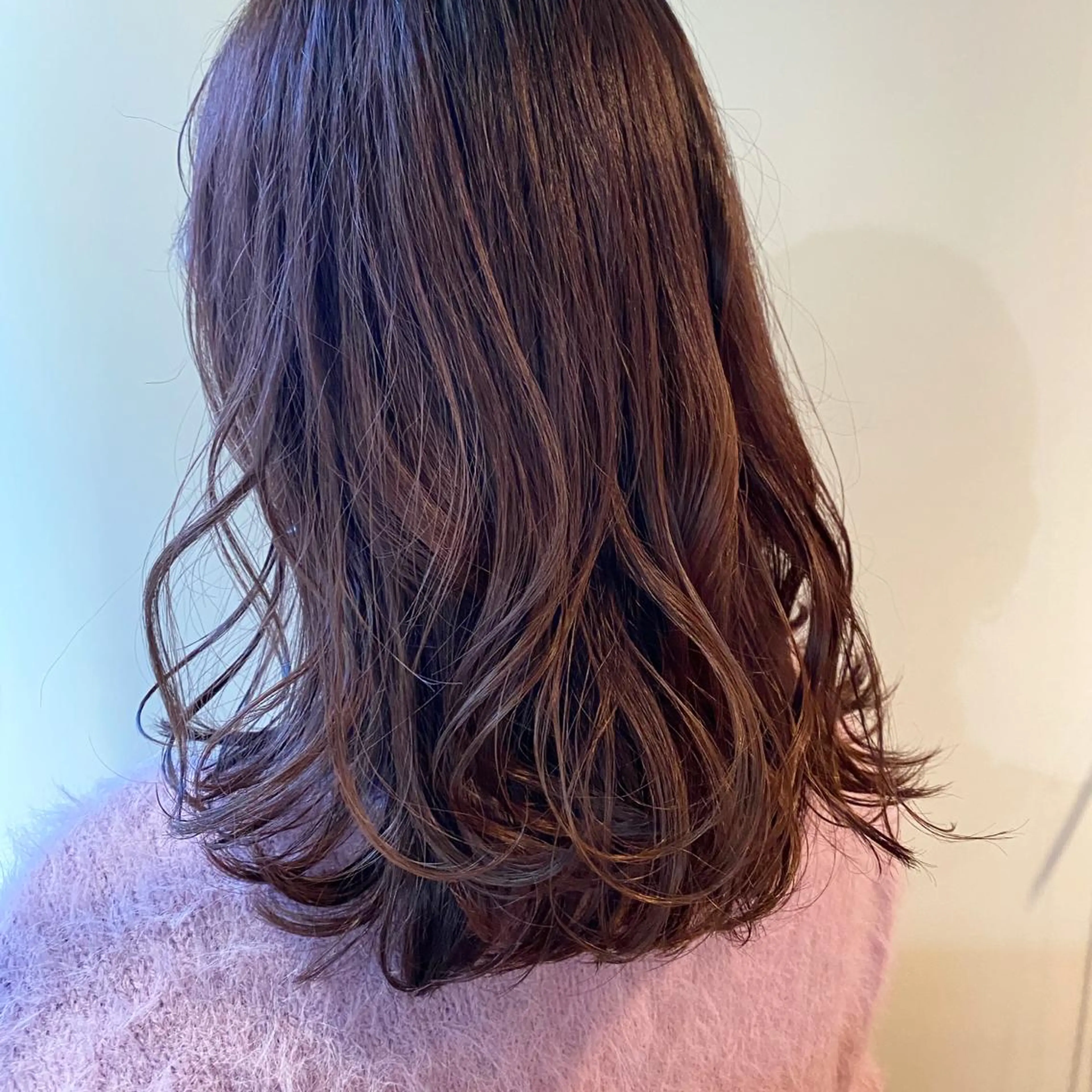 ミディアム カラー ヘアアレンジ ブリーチ ブリーチなしカラー ピンクカラー 撮影モデル募集 🦋soemikaのヘアスタイル