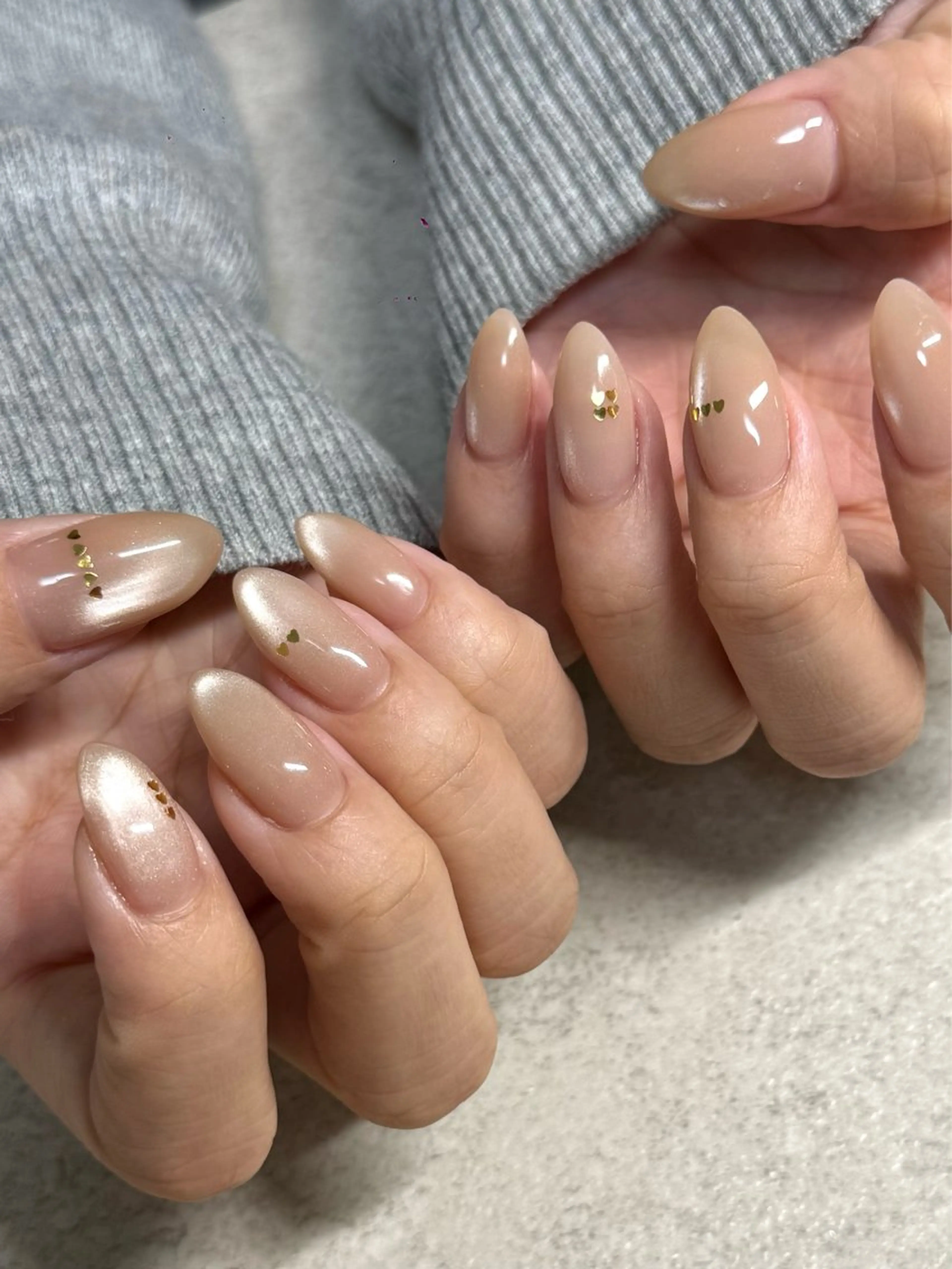 ネイル ハンドネイル ネイルルーム チャームのネイルデザイン