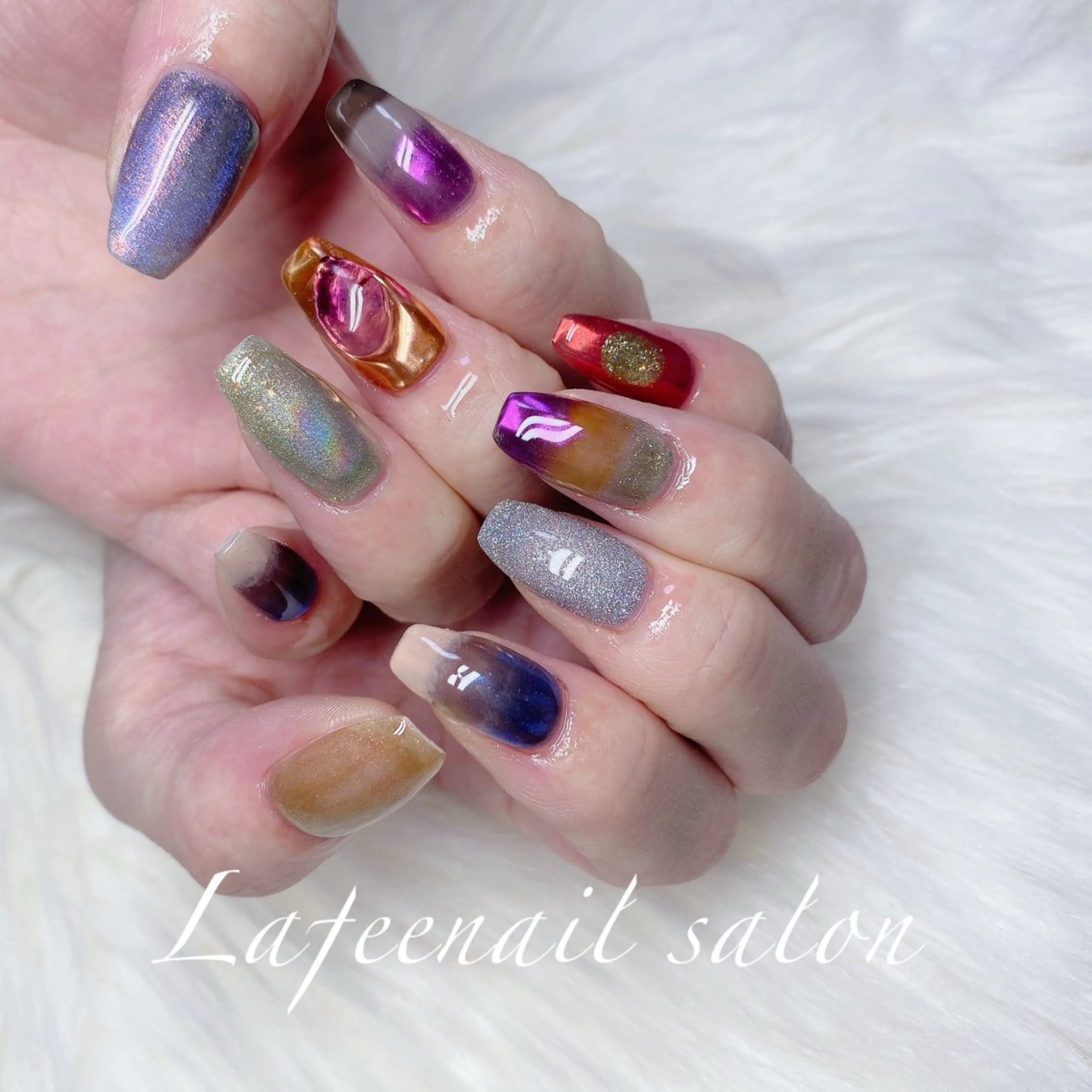 ネイル ハンドネイル ハンドケア La feeのネイルデザイン