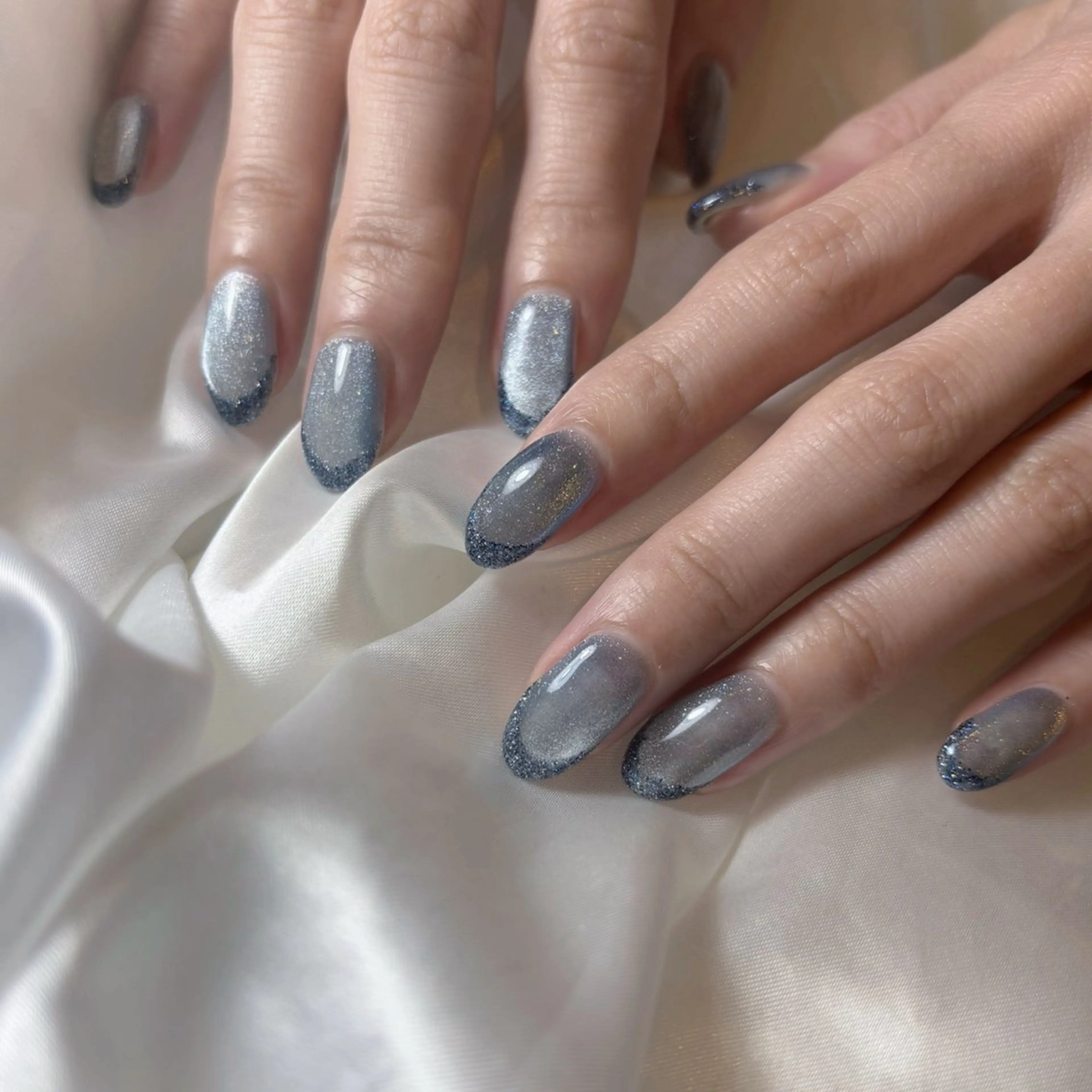 ネイル フラッシュネイル フレンチネイル 持ち込み うるつやネイル🫧 Amiのネイルデザイン