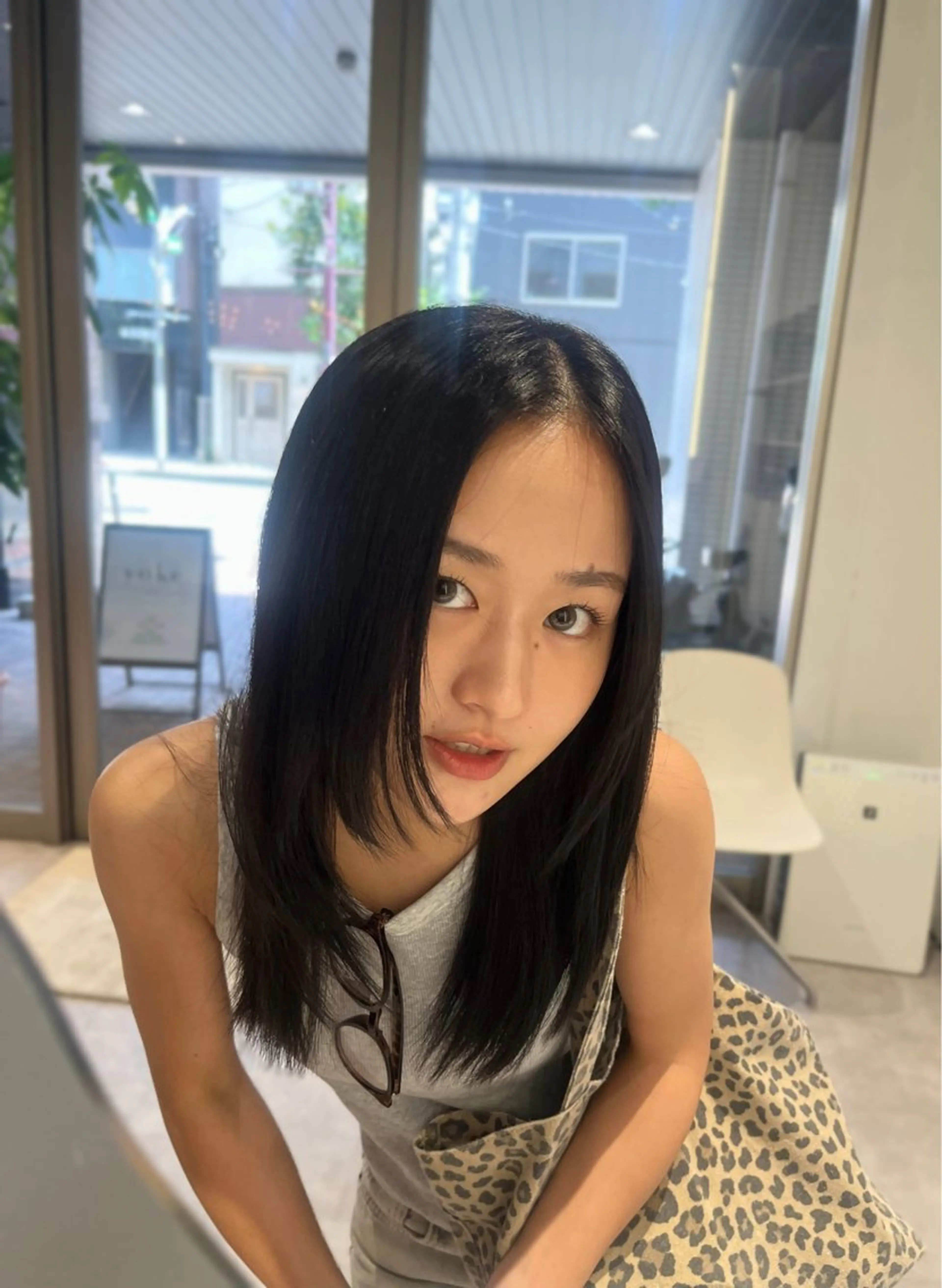 ミディアム ヘアカラー yoke所属・haruka kobayashiのヘアスタイル