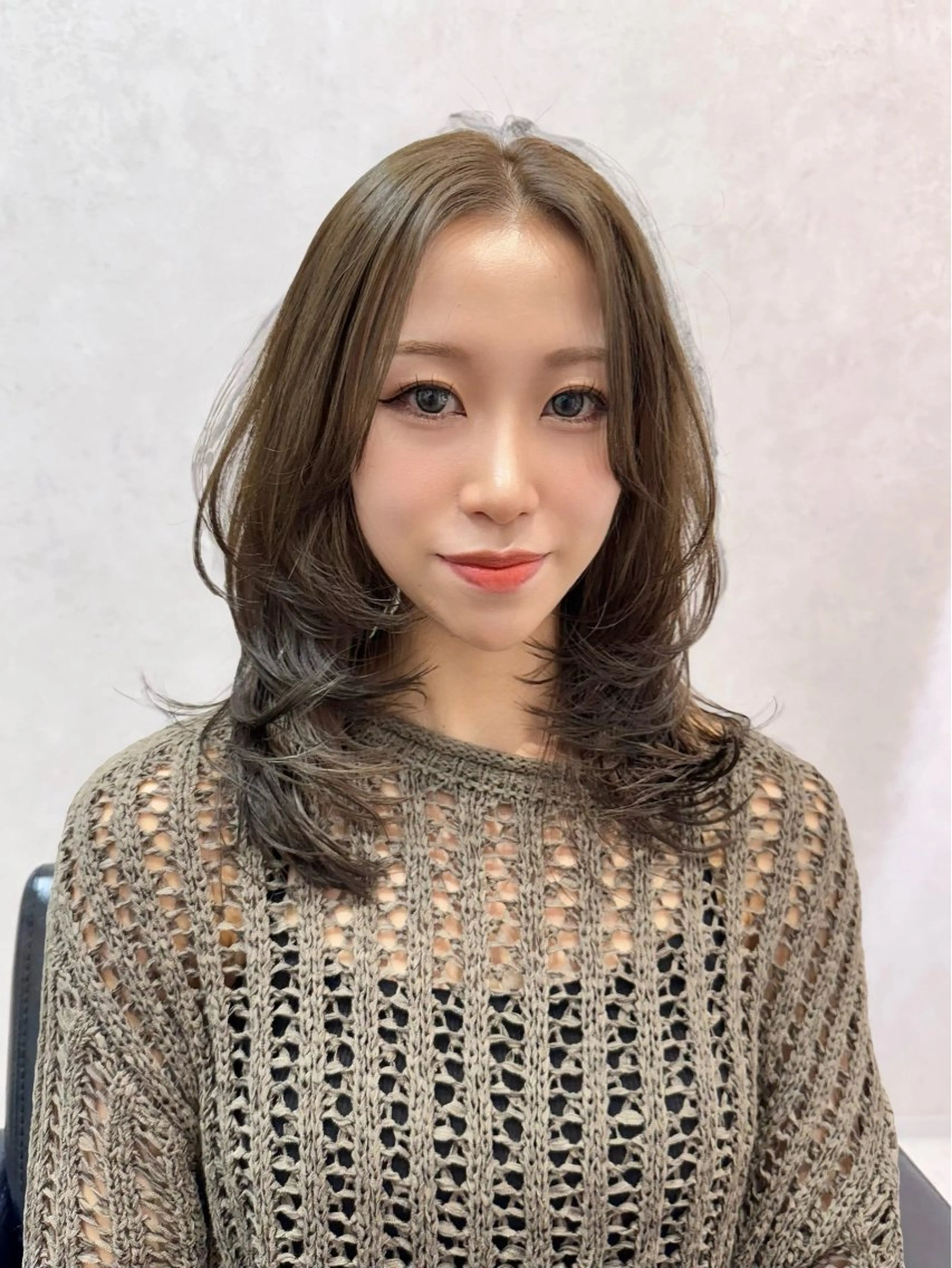 🇰🇷前髪、顔周りカット+カラー+BYKARTE3stepトリートメント𓂃🫧の写真