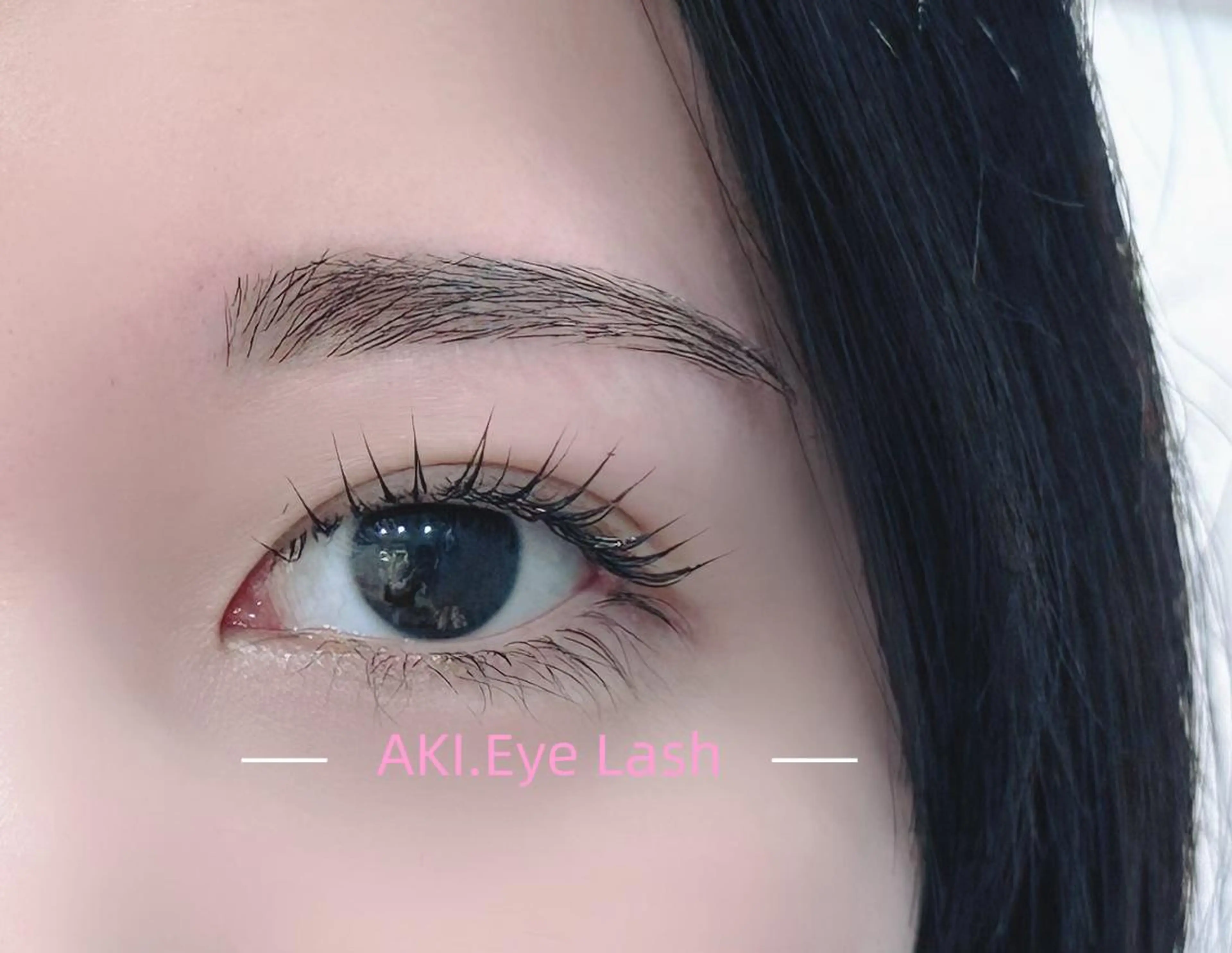 【人気No.1★セットメニュー】パリジェンヌパーマ上 & ハリウッドアイブロウ眉毛(パーマ+WAX)コーティング付きの写真