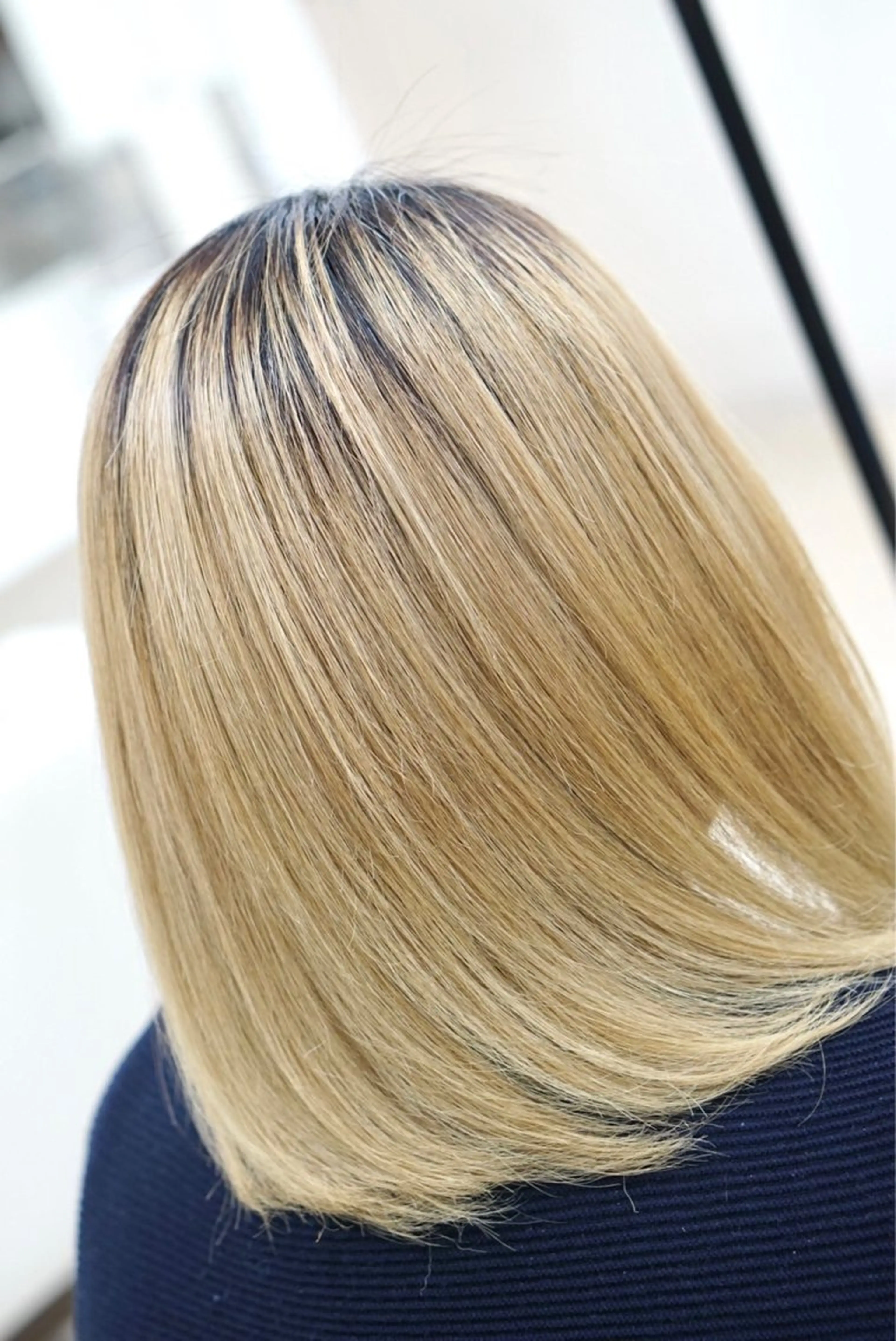 セミロング カラー 森下 舜介のヘアスタイル