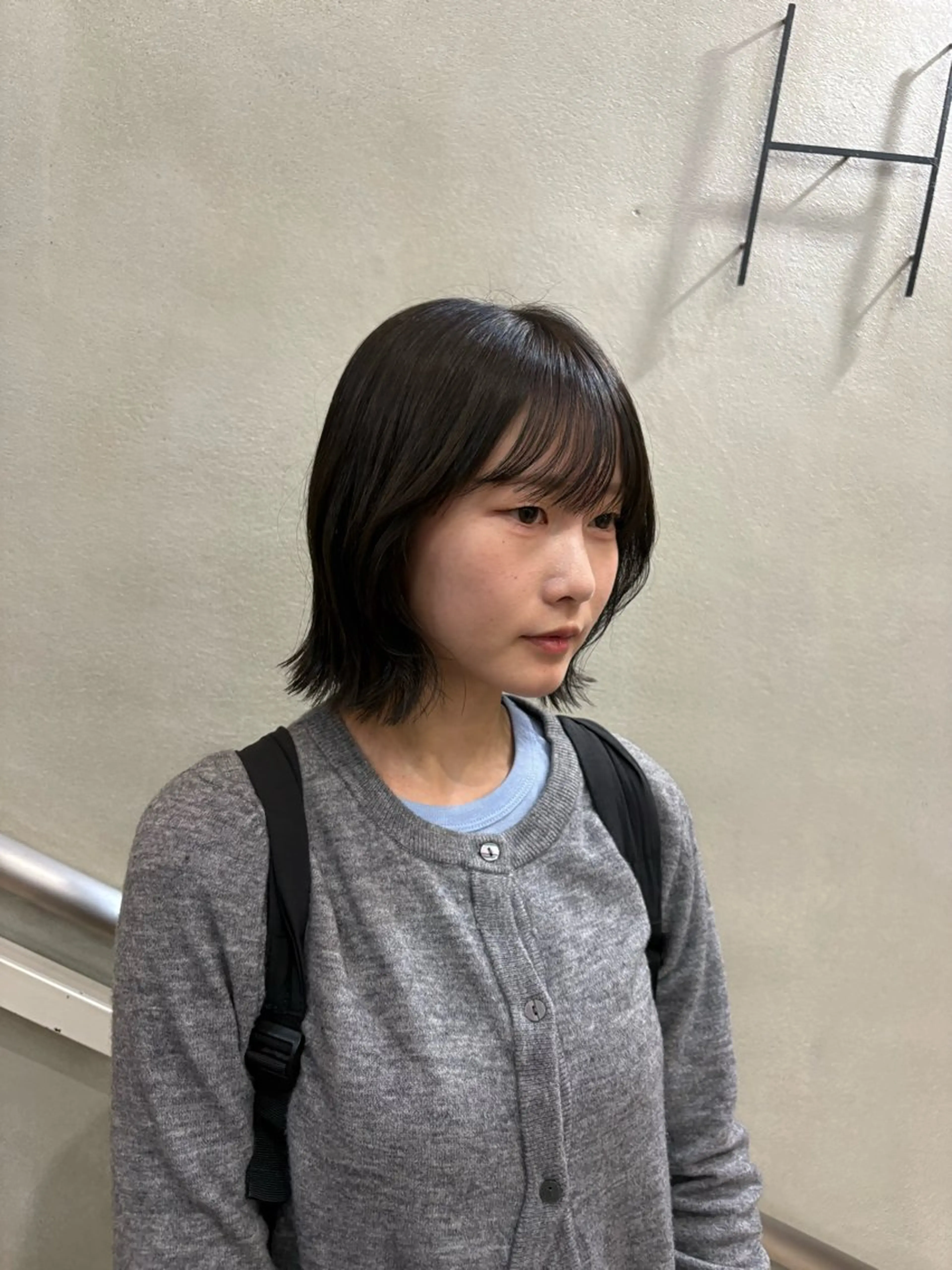 カラー グレージュ オリーブグレージュ オリーブグレー ボブ カット ヘアカラー ケイナ/ 髪質改善🍀のヘアスタイル