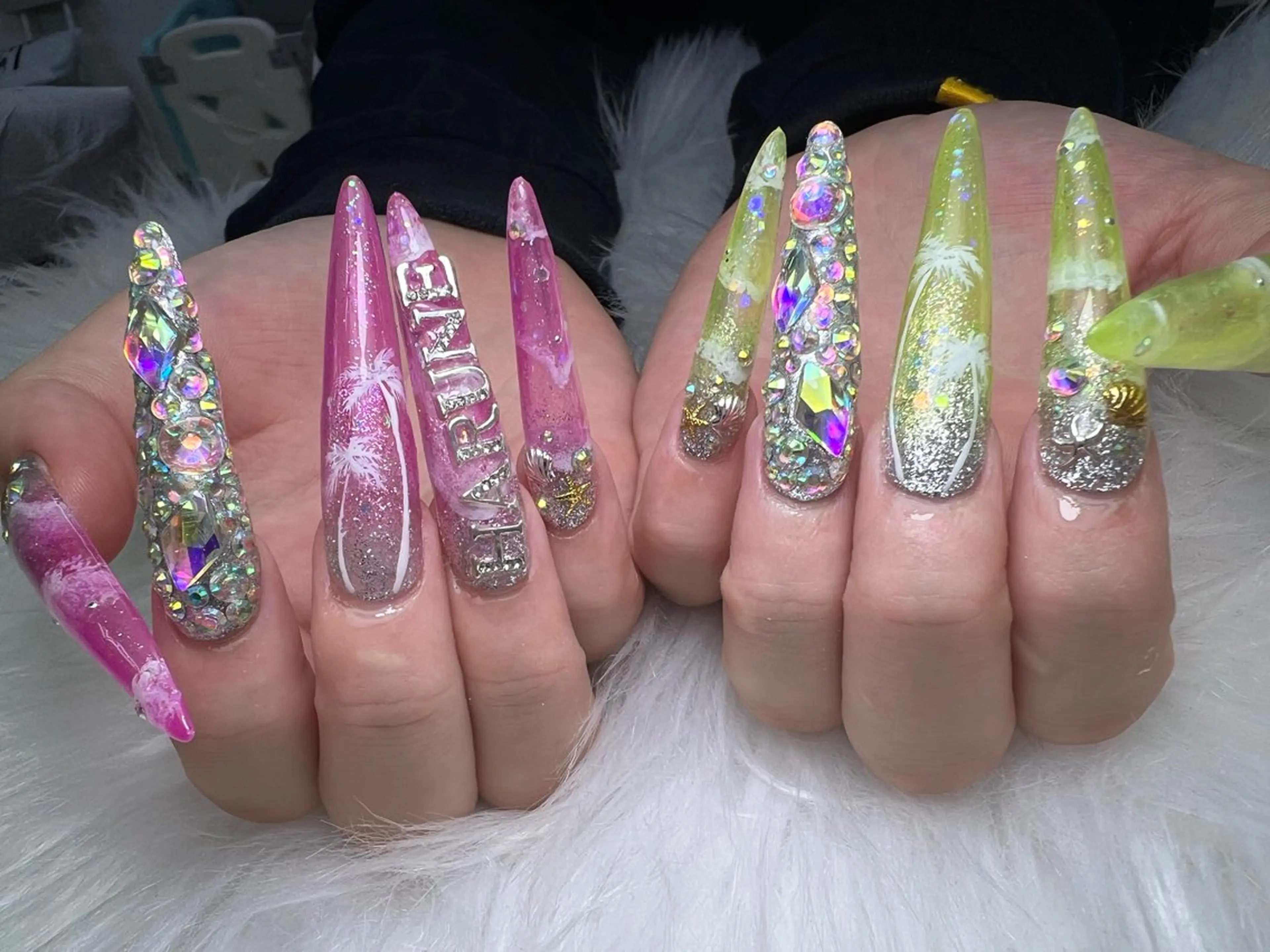 ネイル ハンドネイル Mana‪ ‪·͜· ❤︎‬のネイルデザイン