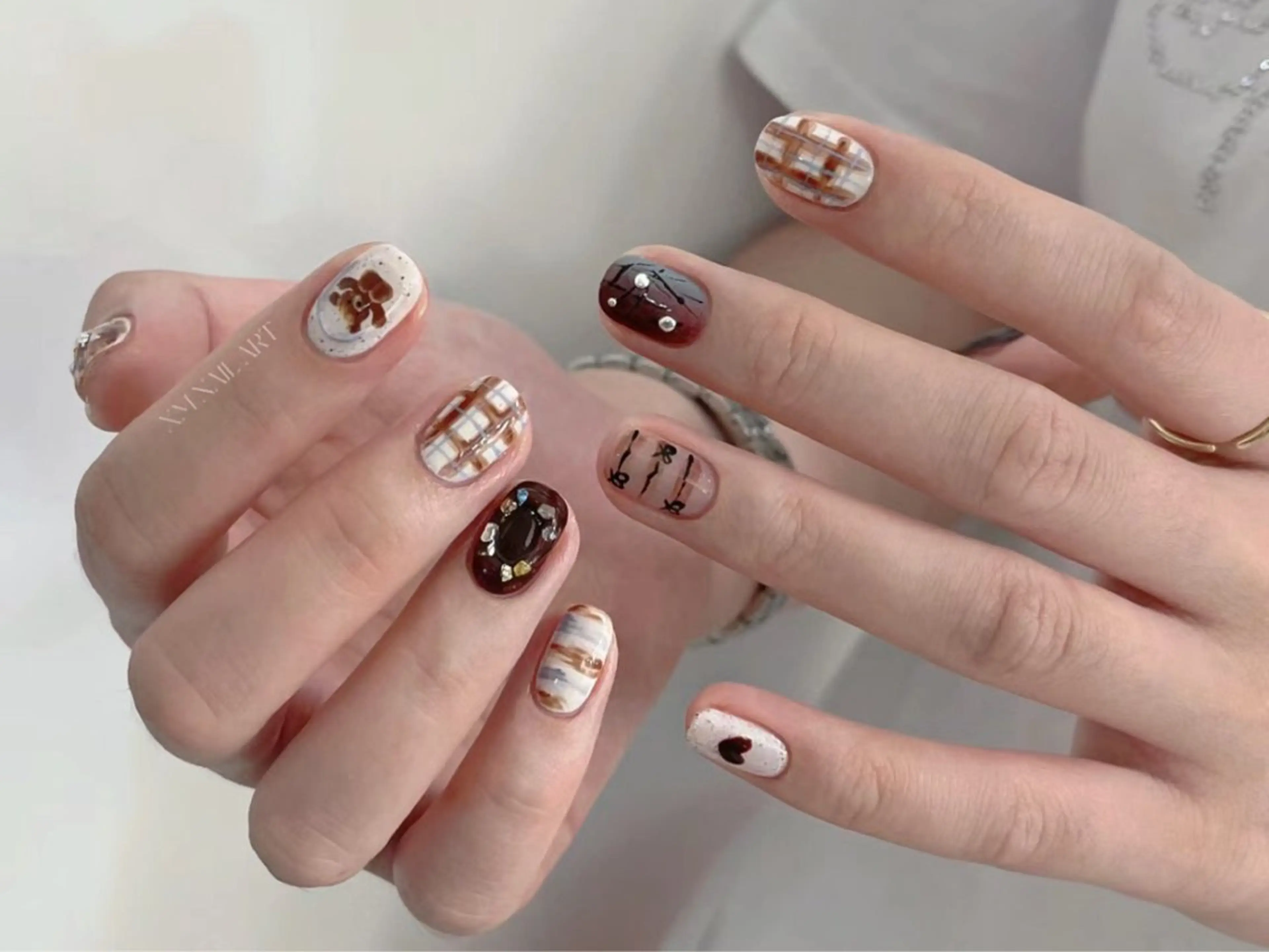 ネイル ハンドネイル Tinicoo Yuki ❄️のネイルデザイン