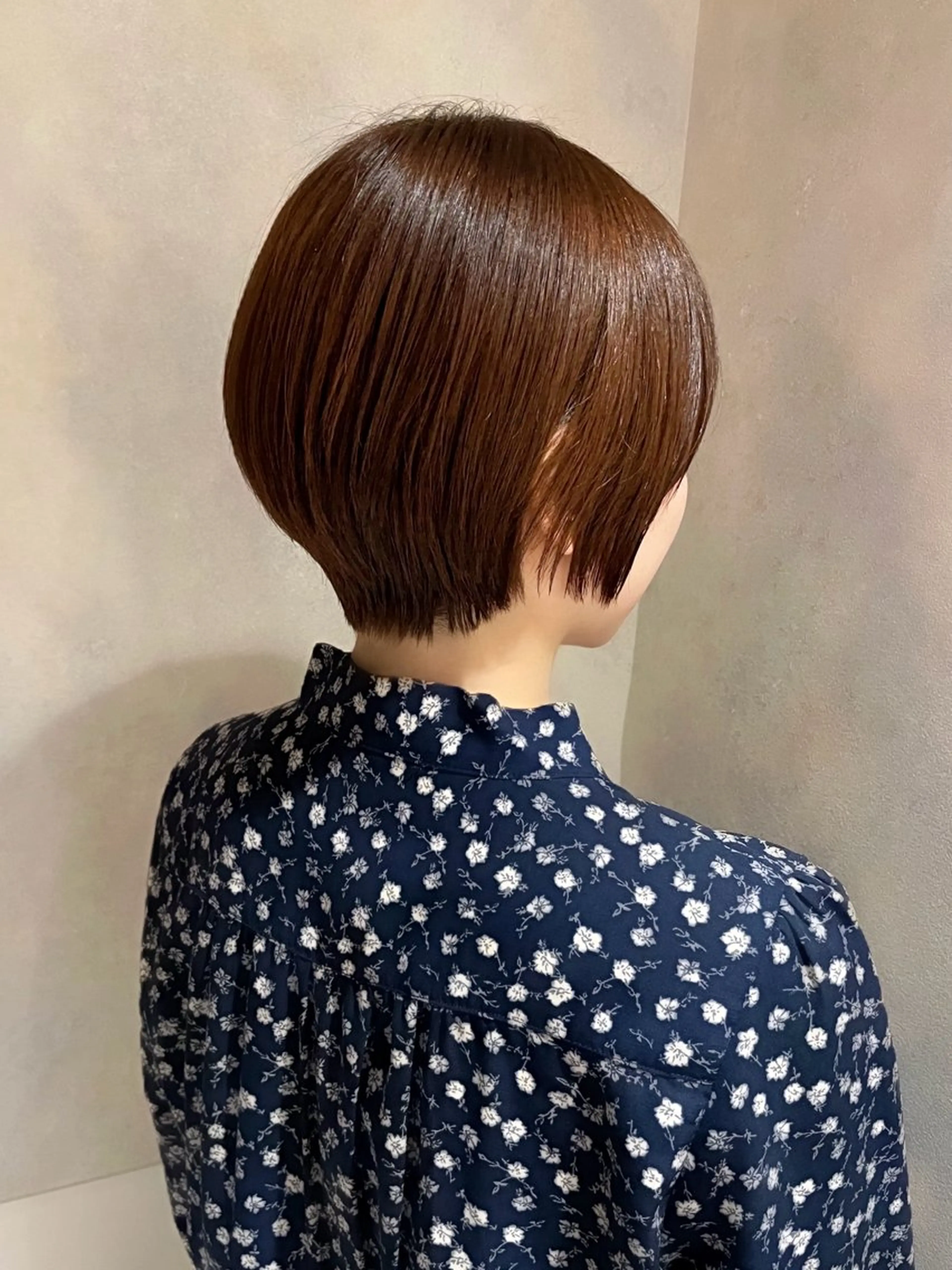 ショート カラー カット トリートメント ショート/ボブ/ 透明感カラー/ほのかのヘアスタイル