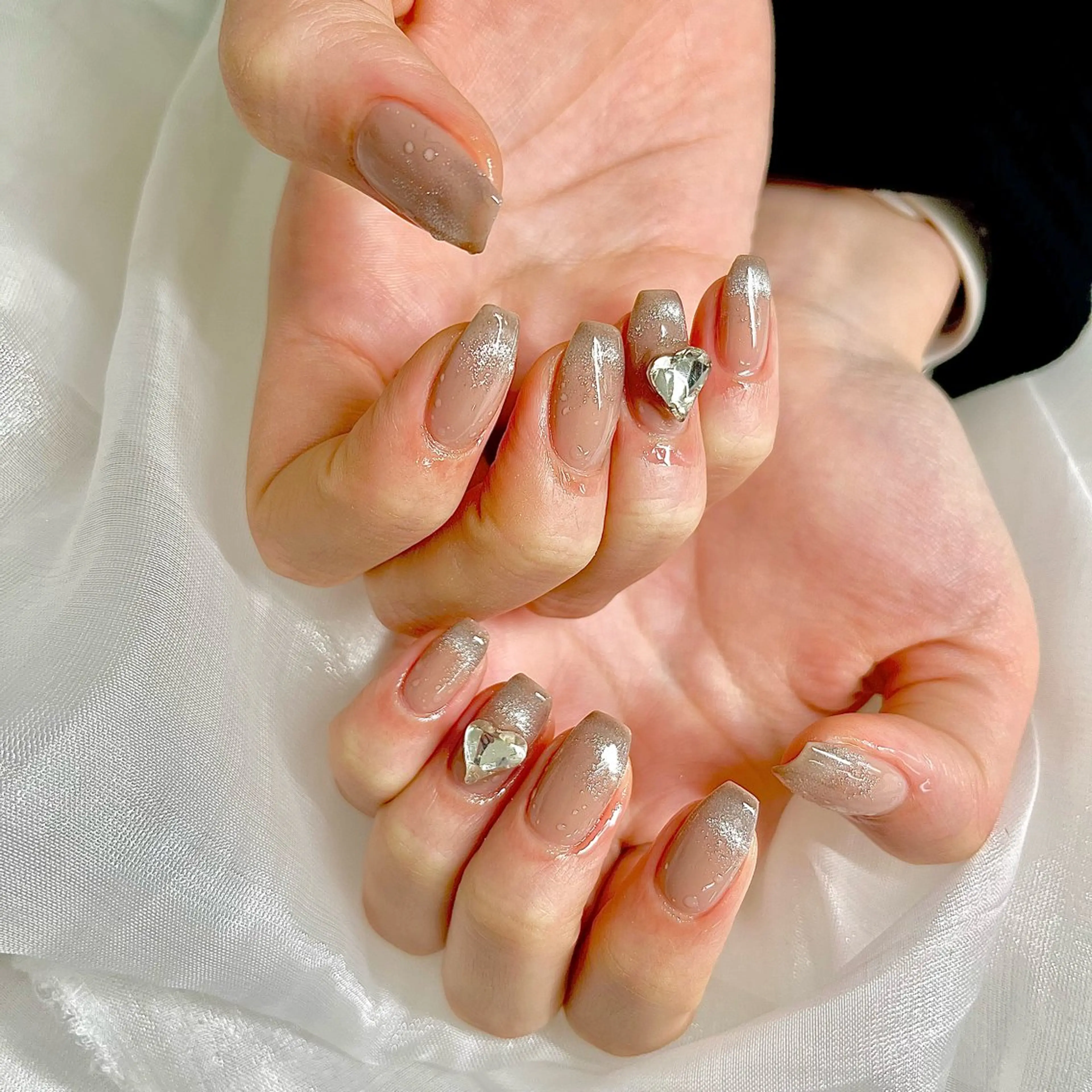 ネイル フレンチネイル グラデーション マグネットネイル Fairy Nailのネイルデザイン