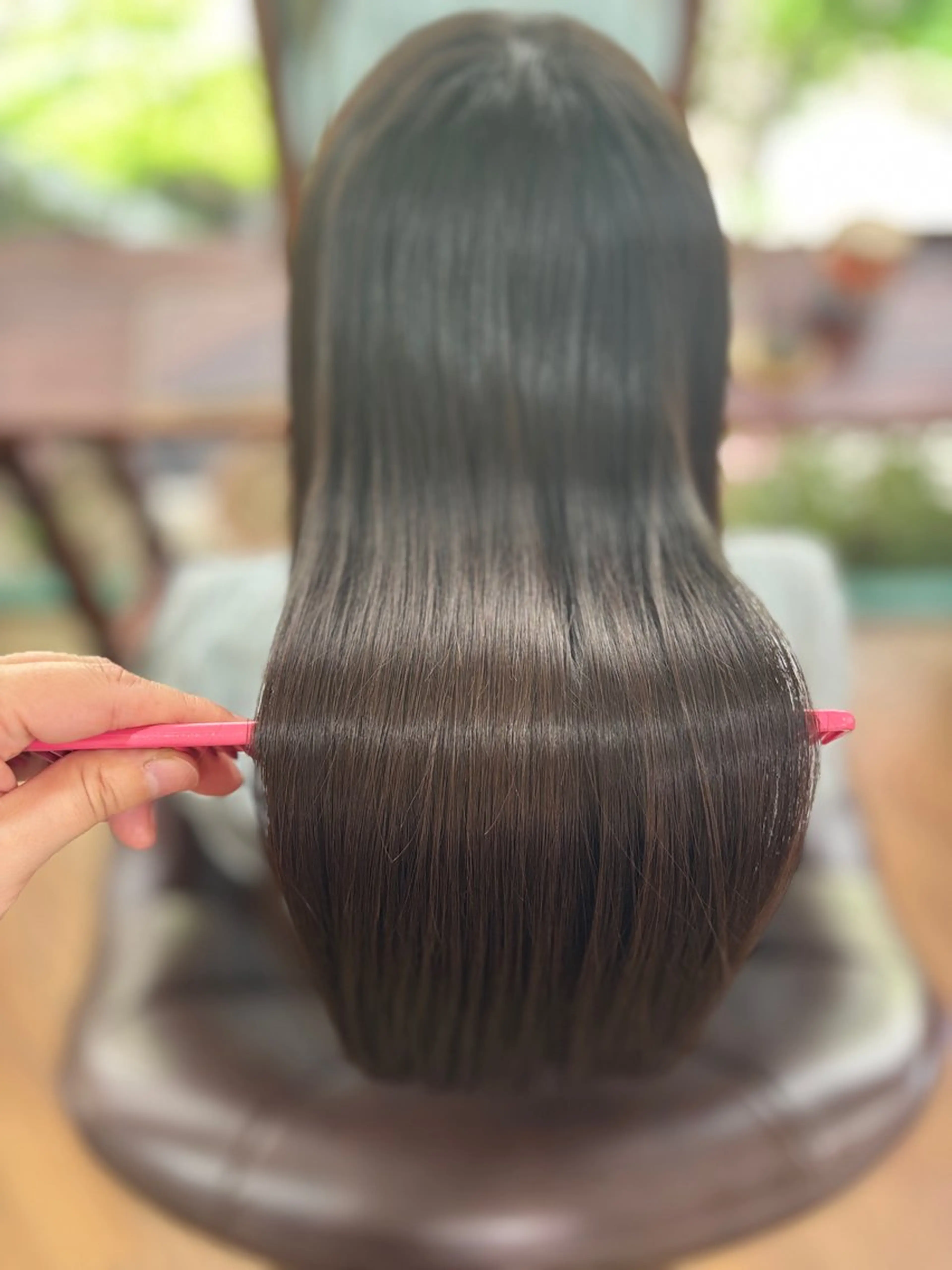 ロング 縮毛矯正 トリートメント . kanokoのヘアスタイル