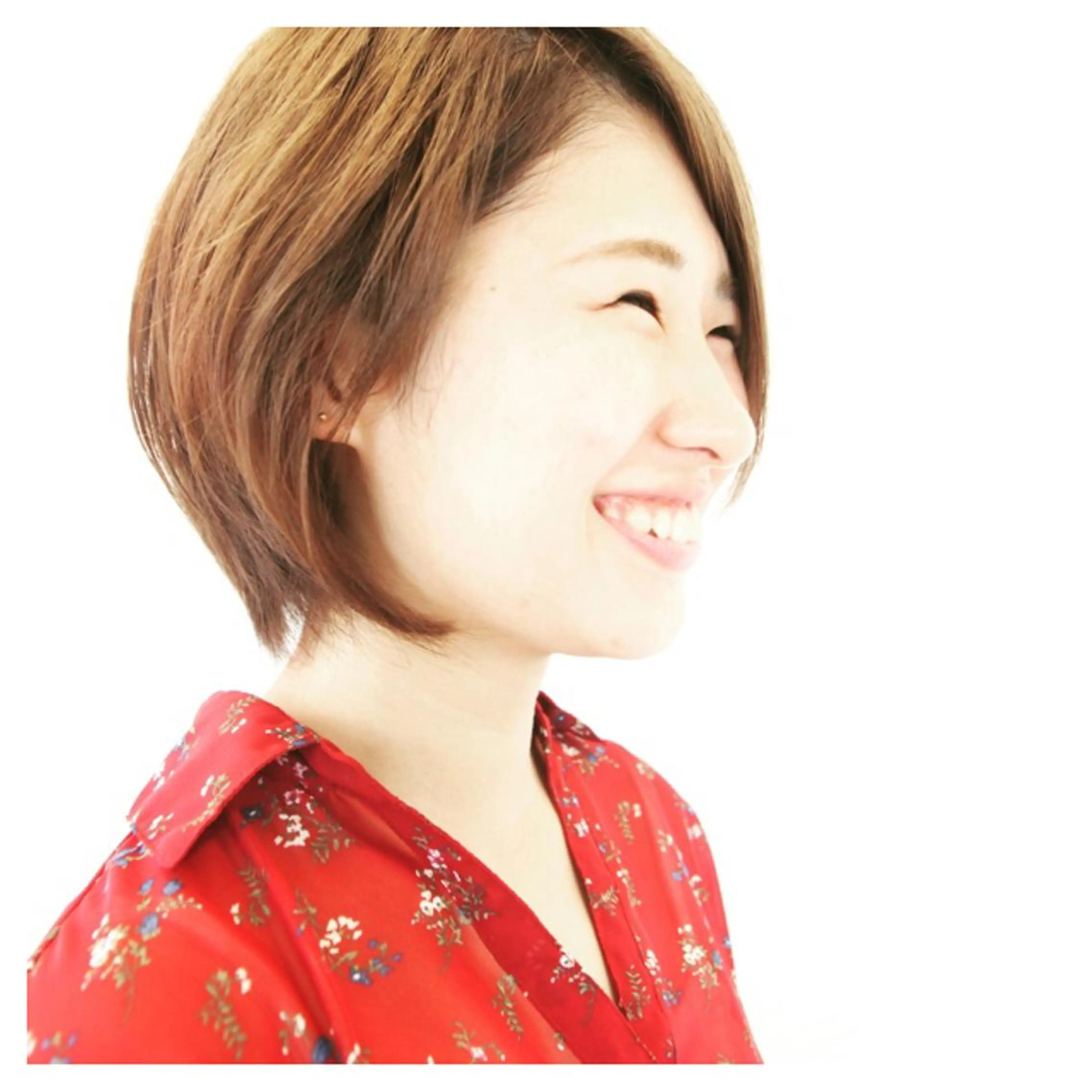 ミディアム 田村 竜一のヘアスタイル