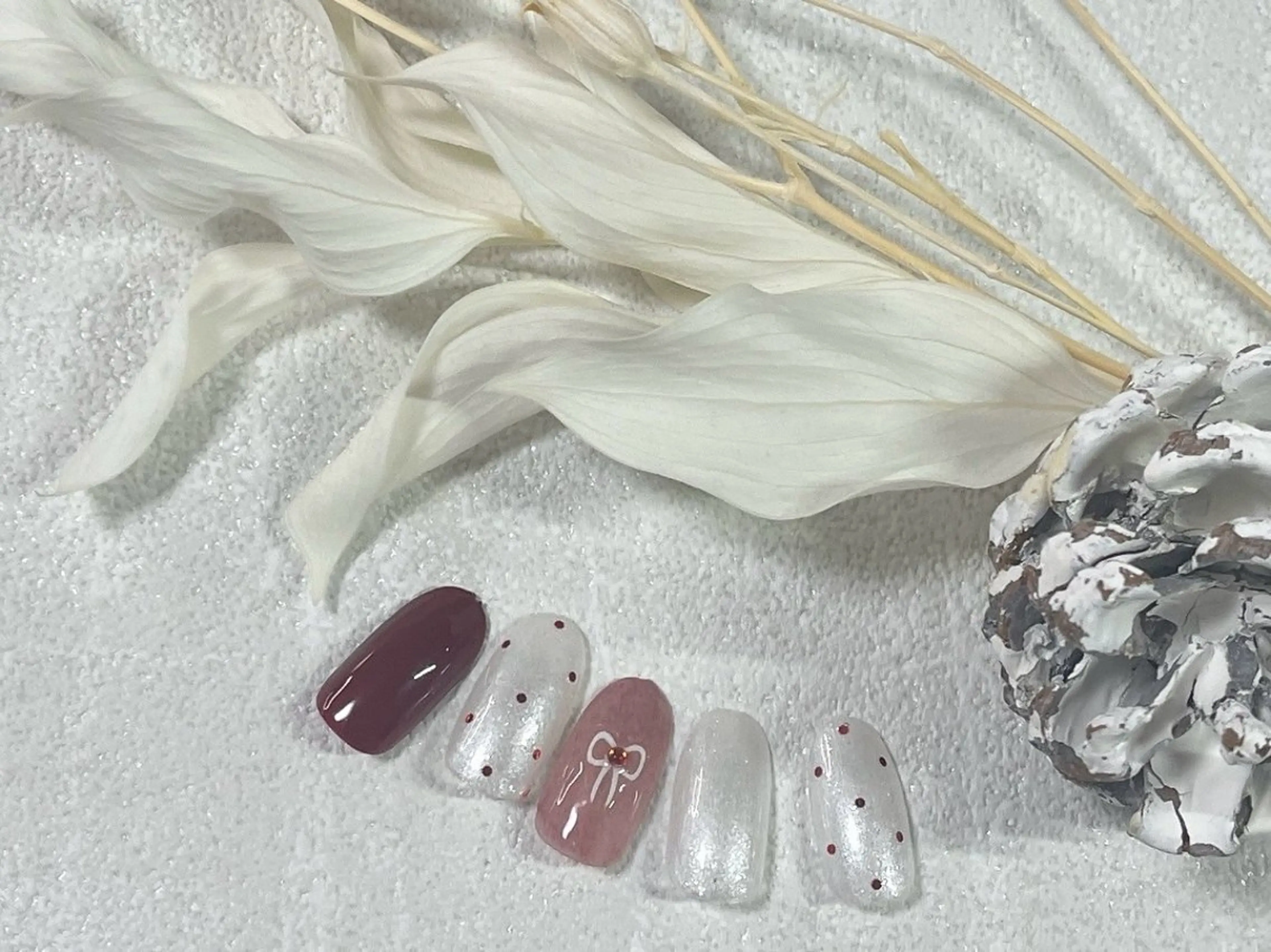 ネイル オーロラネイル ブルー 成人式 フットネイル フレンチネイル ハンドネイル kiki nail たまプラーザのネイルデザイン