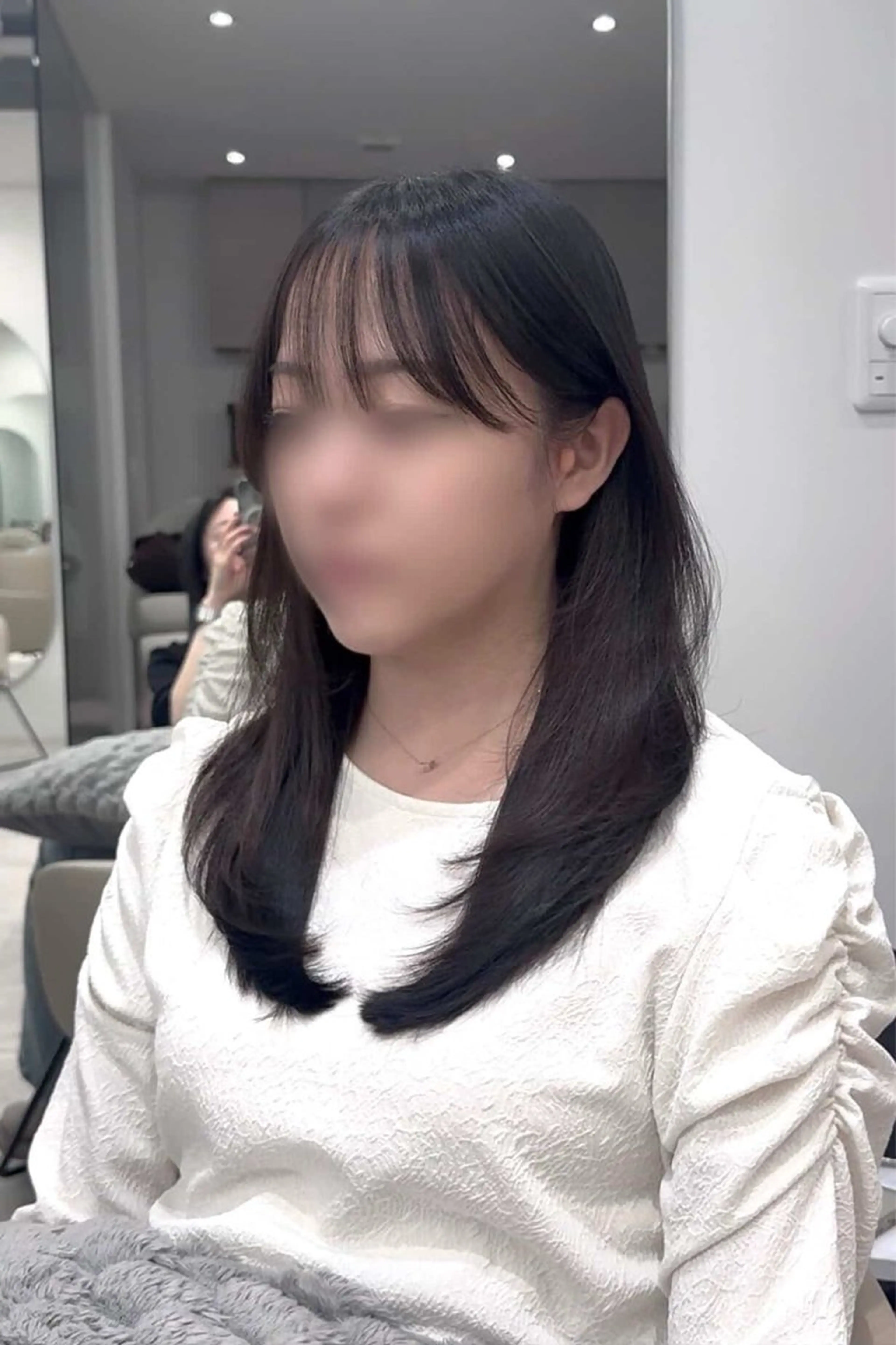 しばっても巻いても可愛い前髪カット💇‍♀️💙🫧の写真