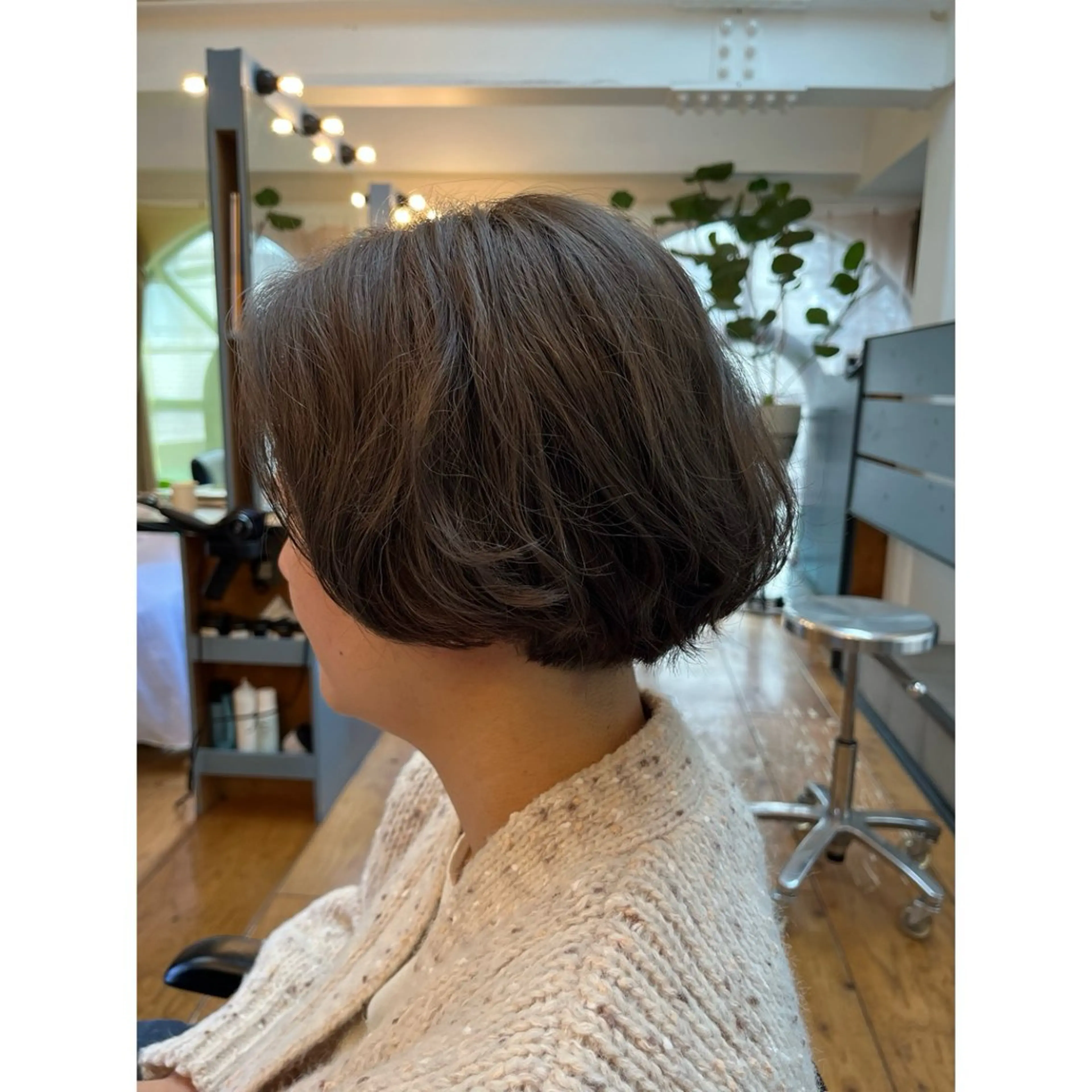 ショート カラー カット ヘアカラー トリートメント Lagom なかだのヘアスタイル
