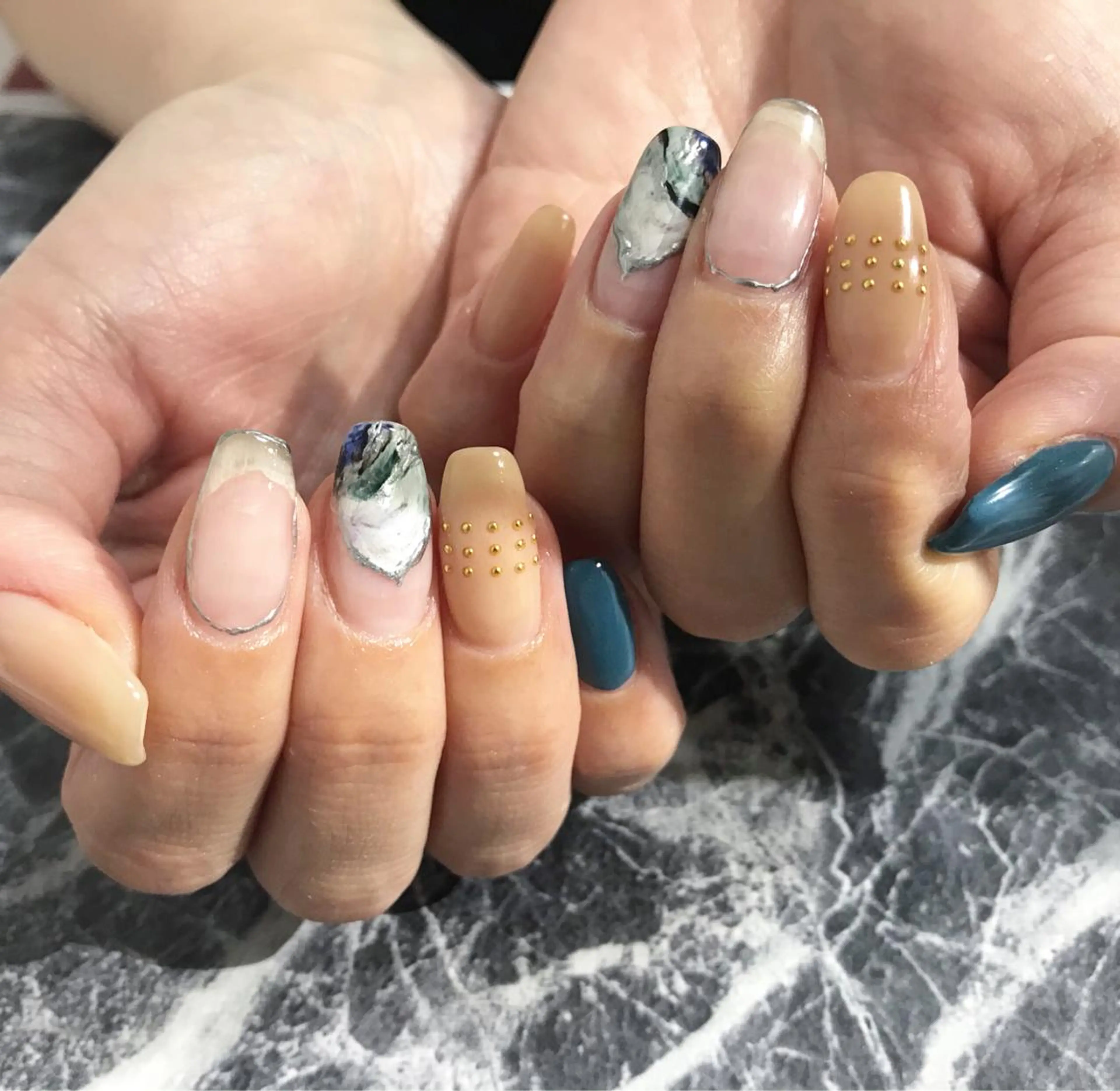 ネイル フットネイル ニュアンスネイル シンプルネイル 春ネイル 夏ネイル nail fufla ♡yamane♡のネイルデザイン
