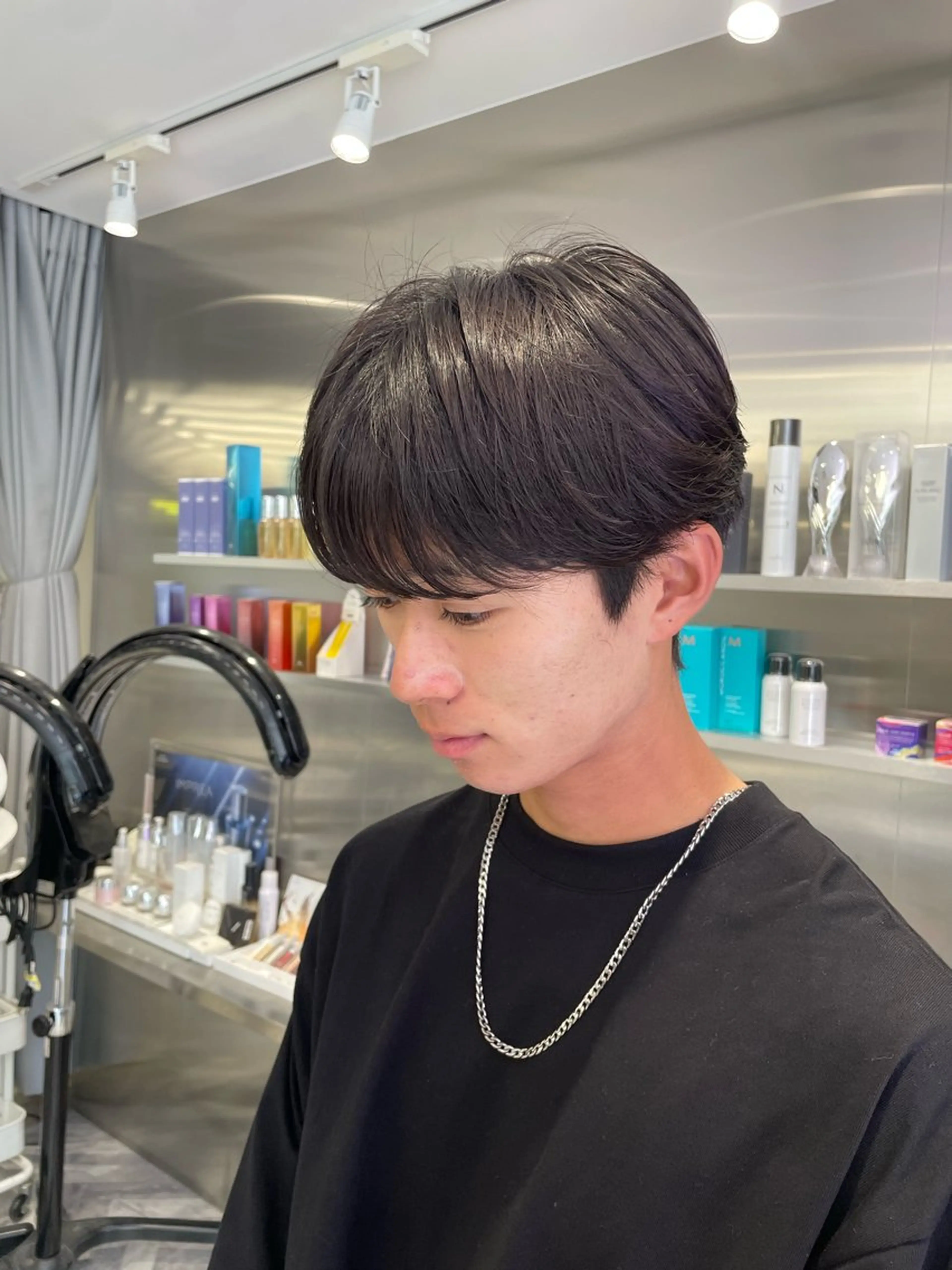 ショート パーマ メンズ メンズメッシュ メンズパーマ メンズツイストパーマ 波巻きパーマ スパイラルパーマ カット パーマ フェザーショート⚡️ REONのヘアスタイル