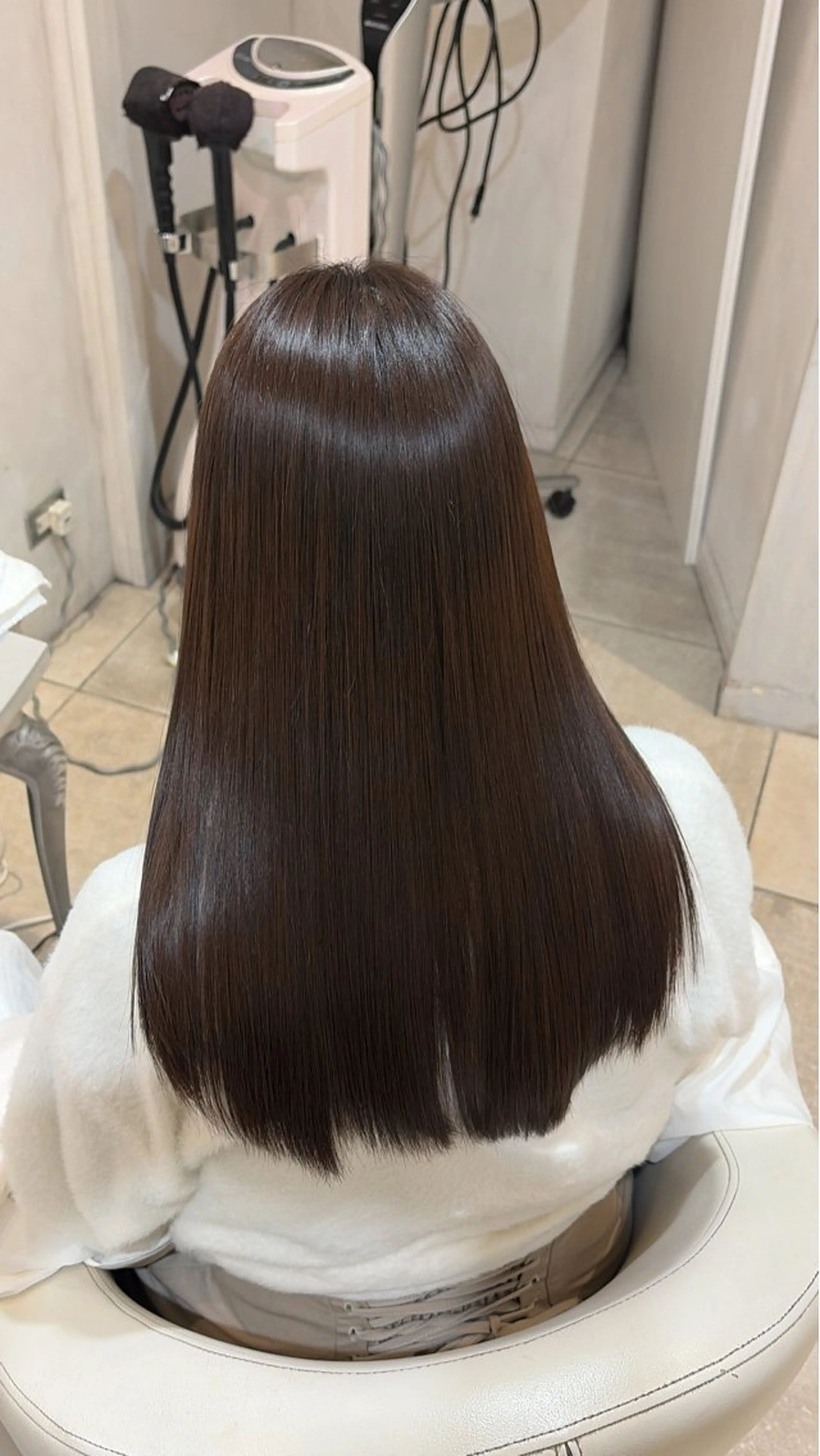 ロング 髪質改善 縮毛矯正 トリートメント 縮毛矯正 トリートメント 地毛風ストレート/ 髪質改善/セキネのヘアスタイル