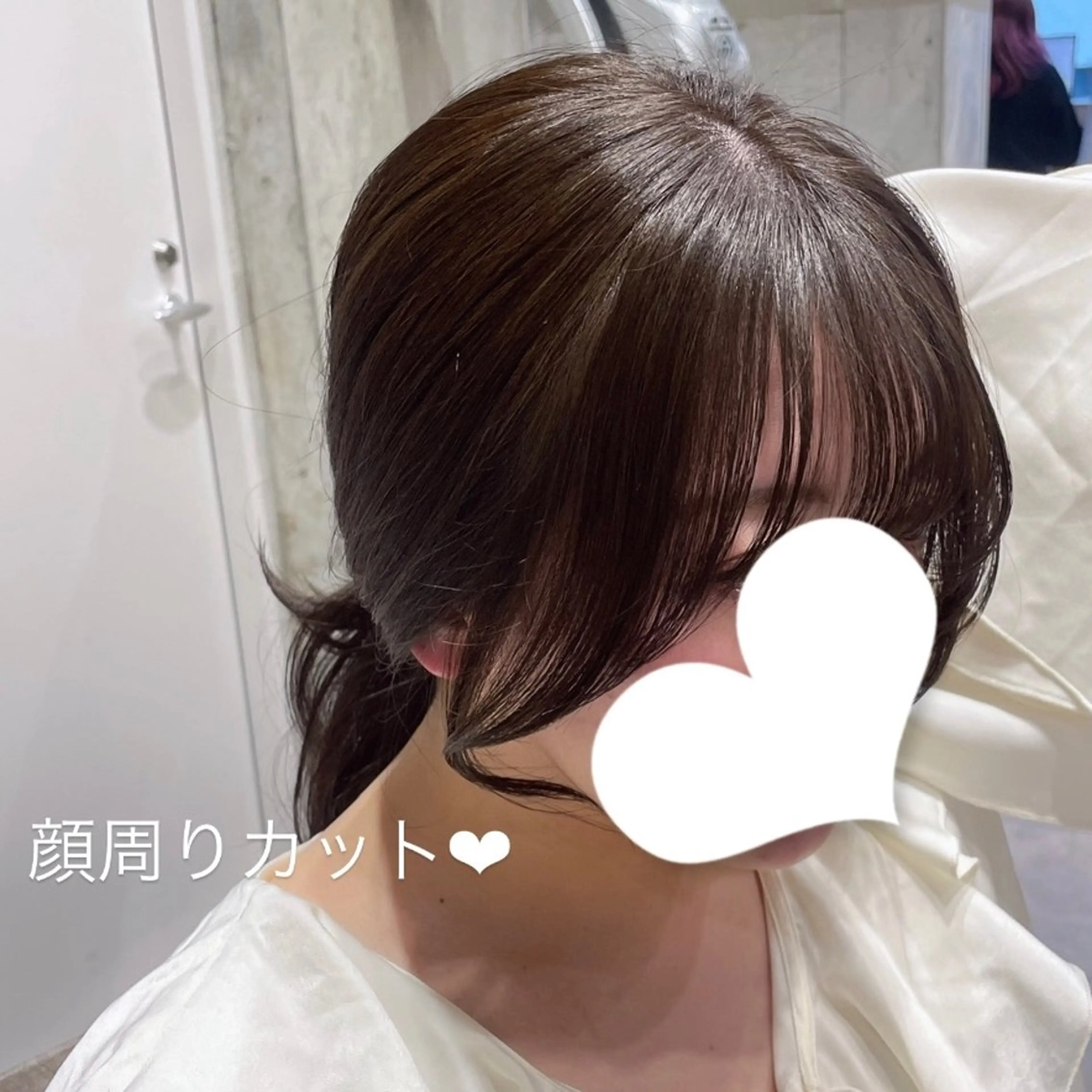 ミディアム カット 顔周り/レイヤー🎀 natsumiのヘアスタイル