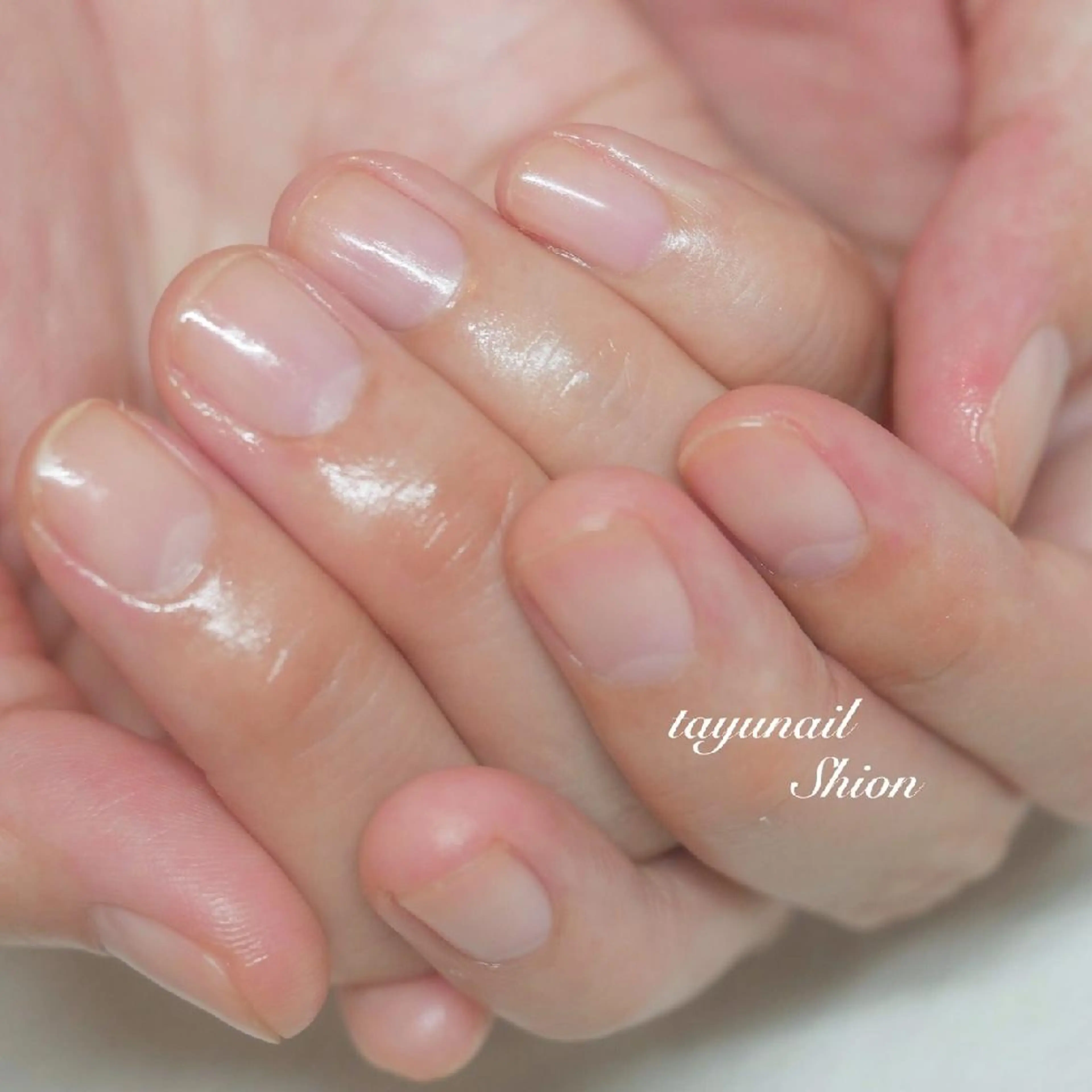 ネイル ブルー ジェルネイル パラジェル ネイルサロン 【たゆnail】のネイルデザイン