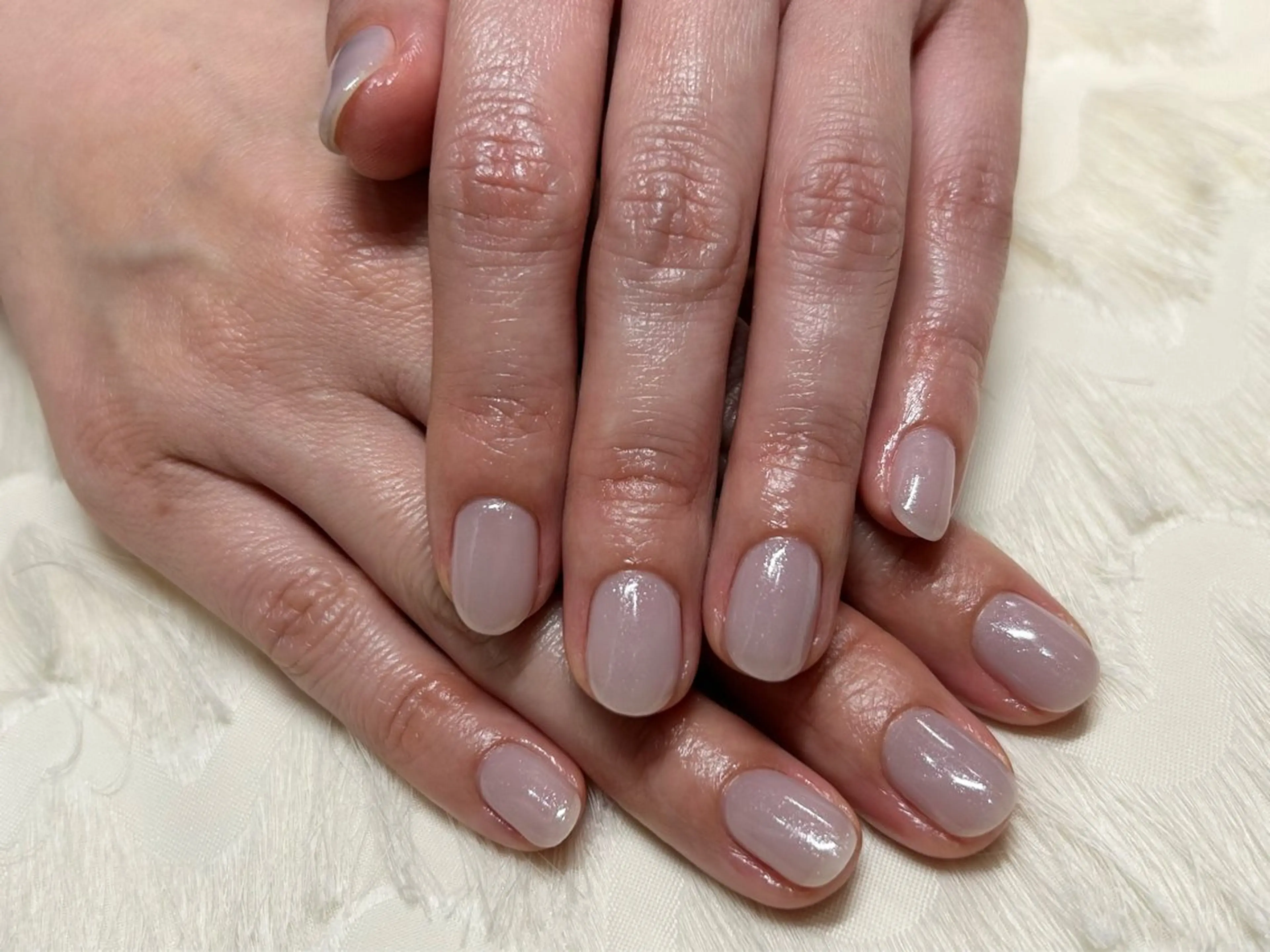 ネイル ワンカラーネイル シンプルネイル ハンドネイル パラスパガーデン Nitagai☺︎のネイルデザイン