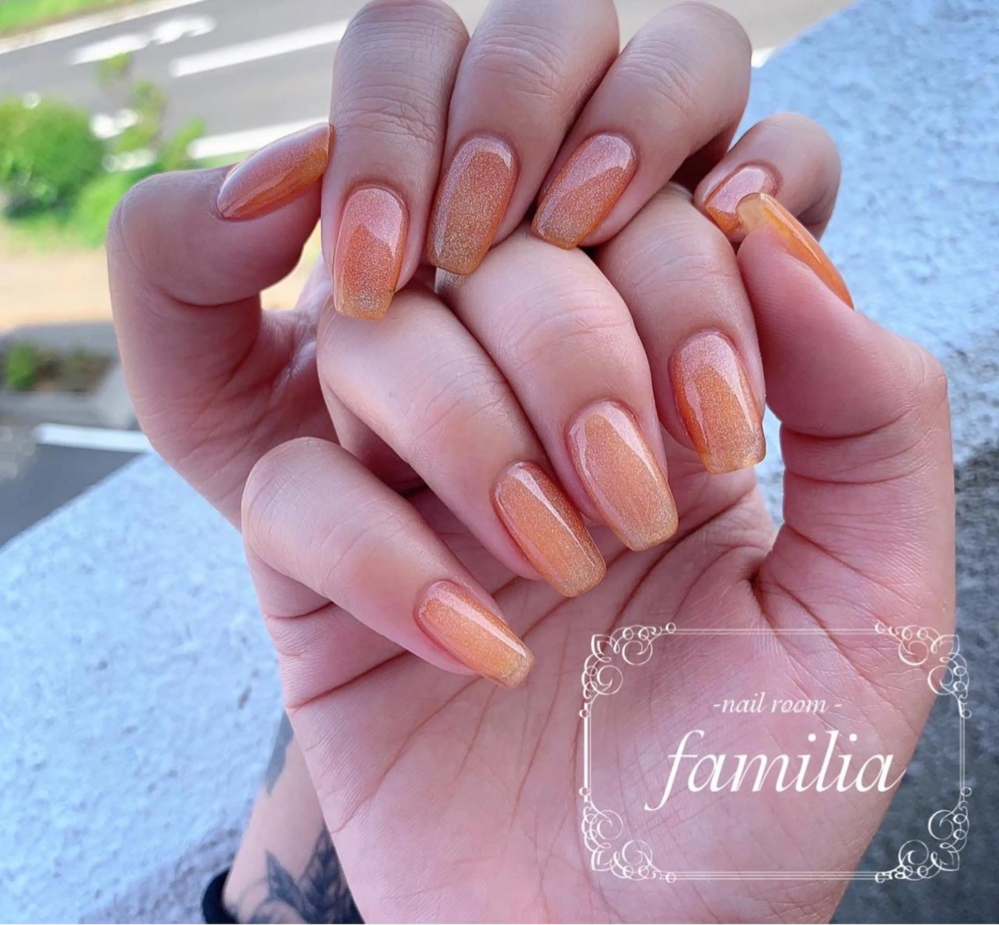 ネイル マグネットネイル ハンドネイル -nailroom- familiaのネイルデザイン