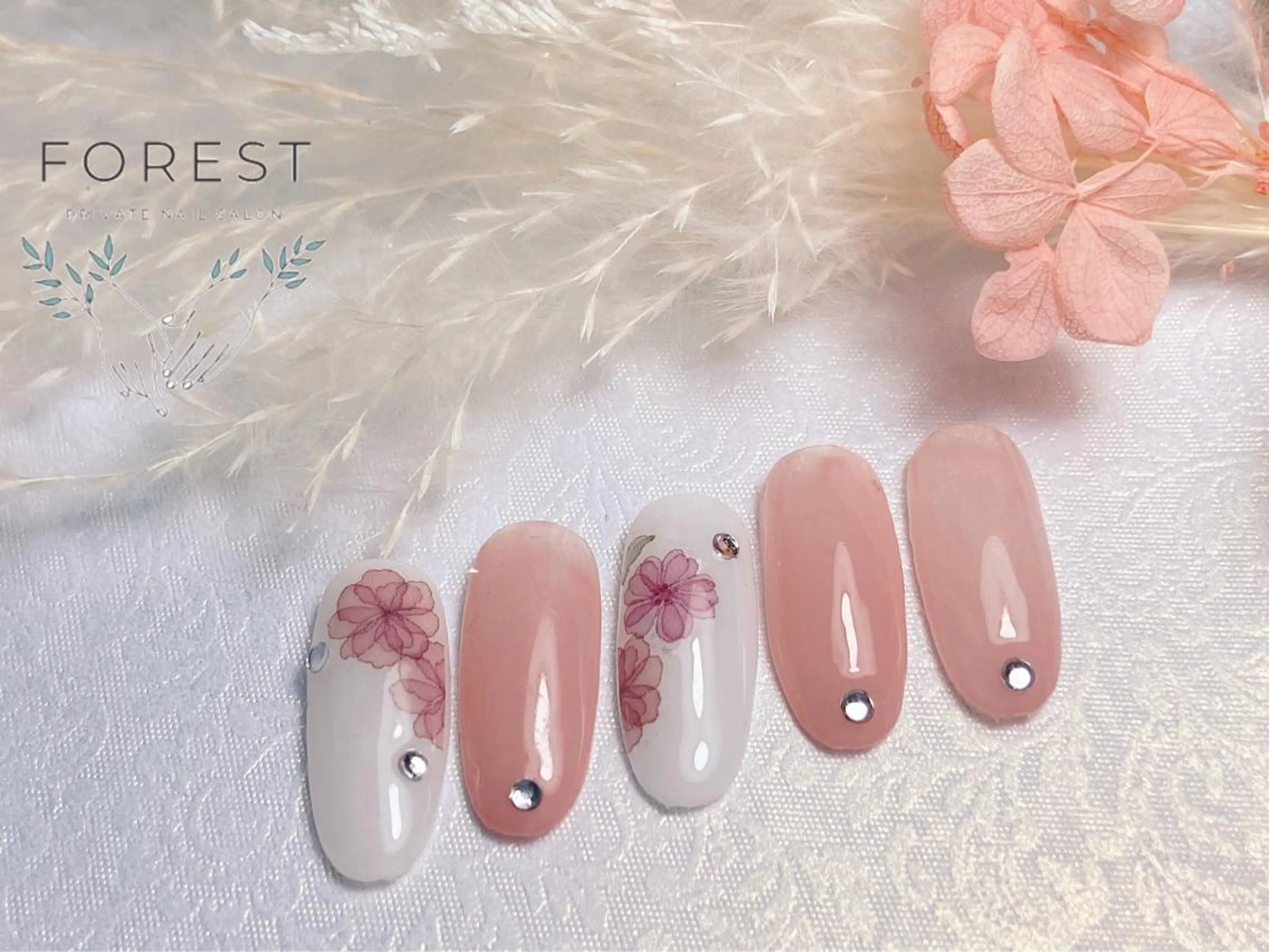 ネイル 白岡市篠津自宅 サロンForestのネイルデザイン