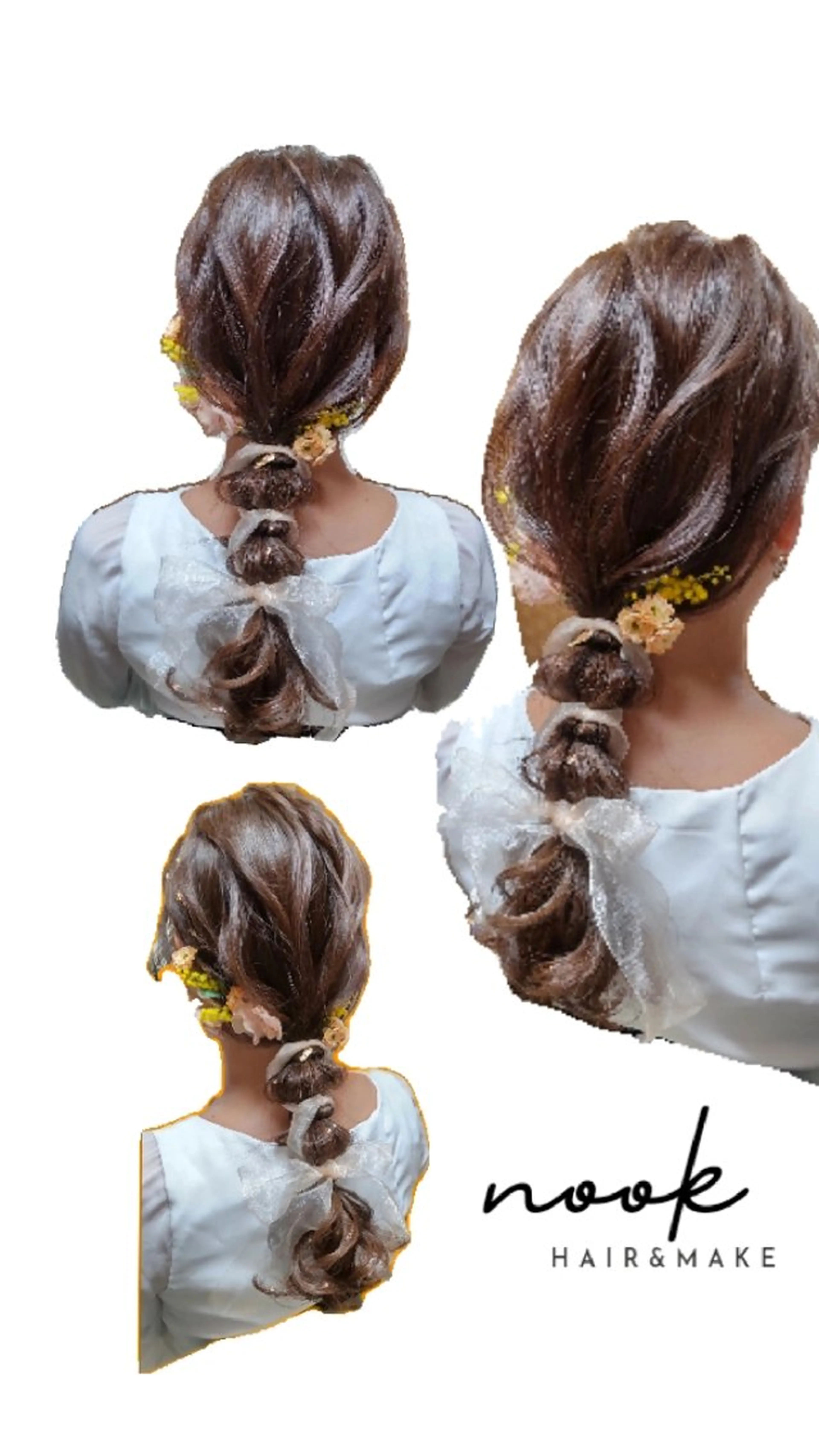 ヘアアレンジ hair&make nookのヘアスタイル