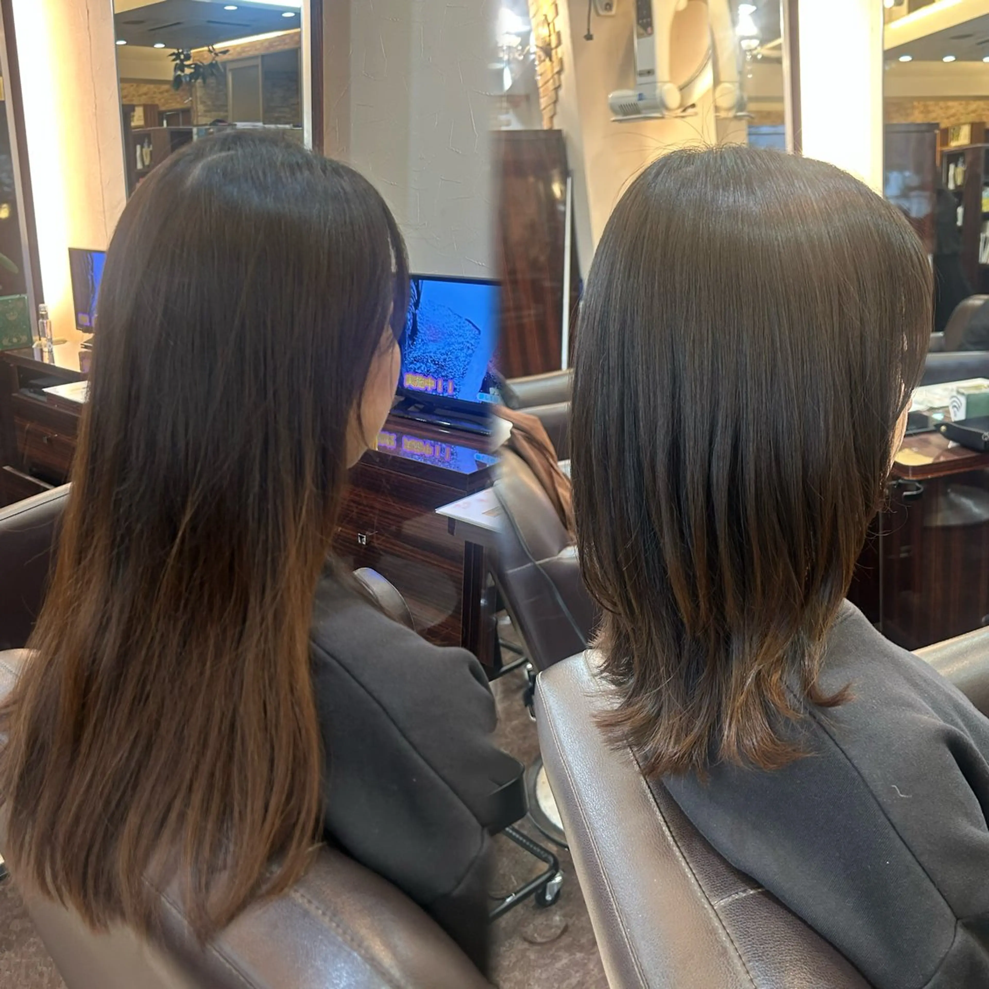ミディアム レイヤーカット 永井 麻ユ子のヘアスタイル