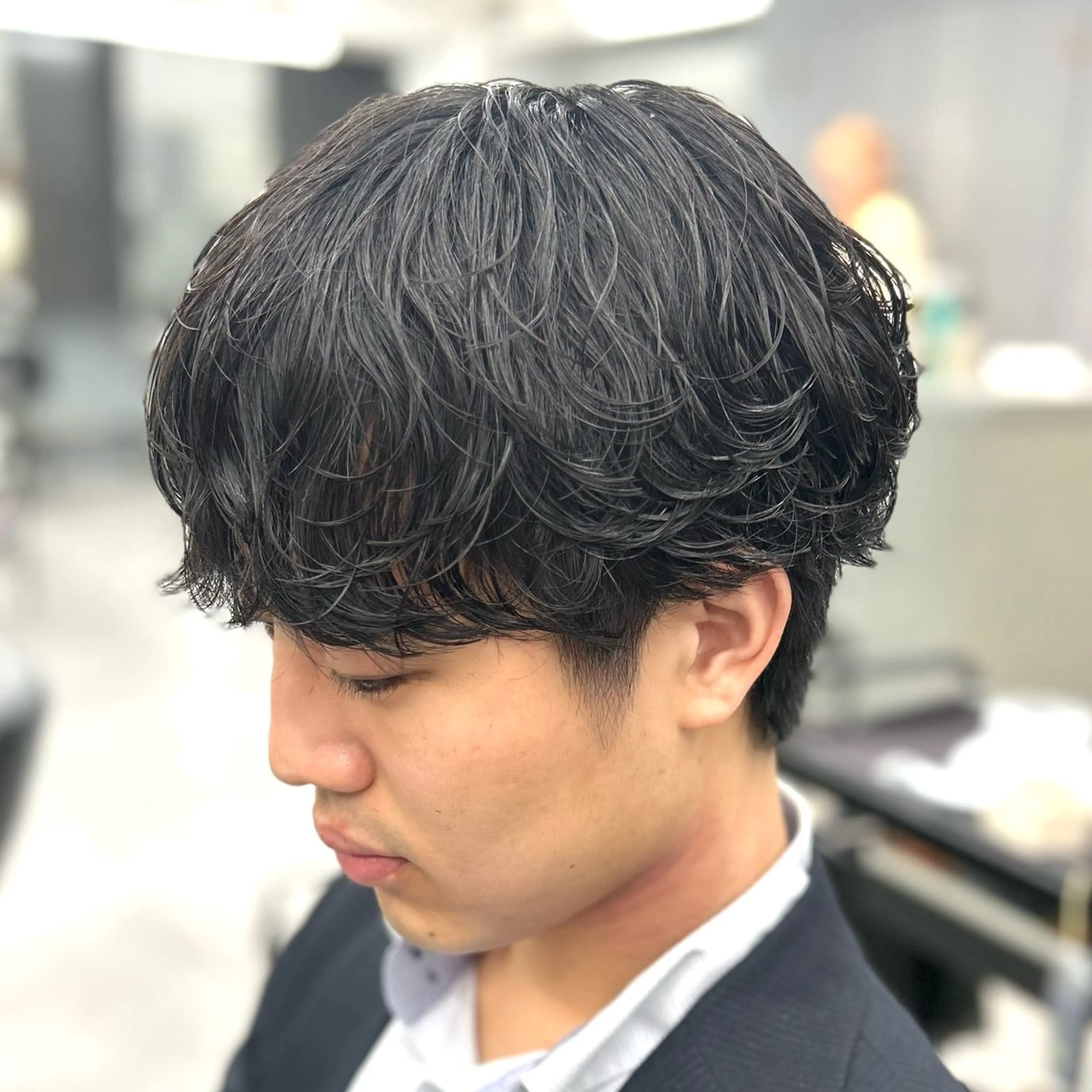 パーマ メンズ カット パーマ トリートメント 韓国ヘア🇰🇷 メンズパーマ/つかさのヘアスタイル