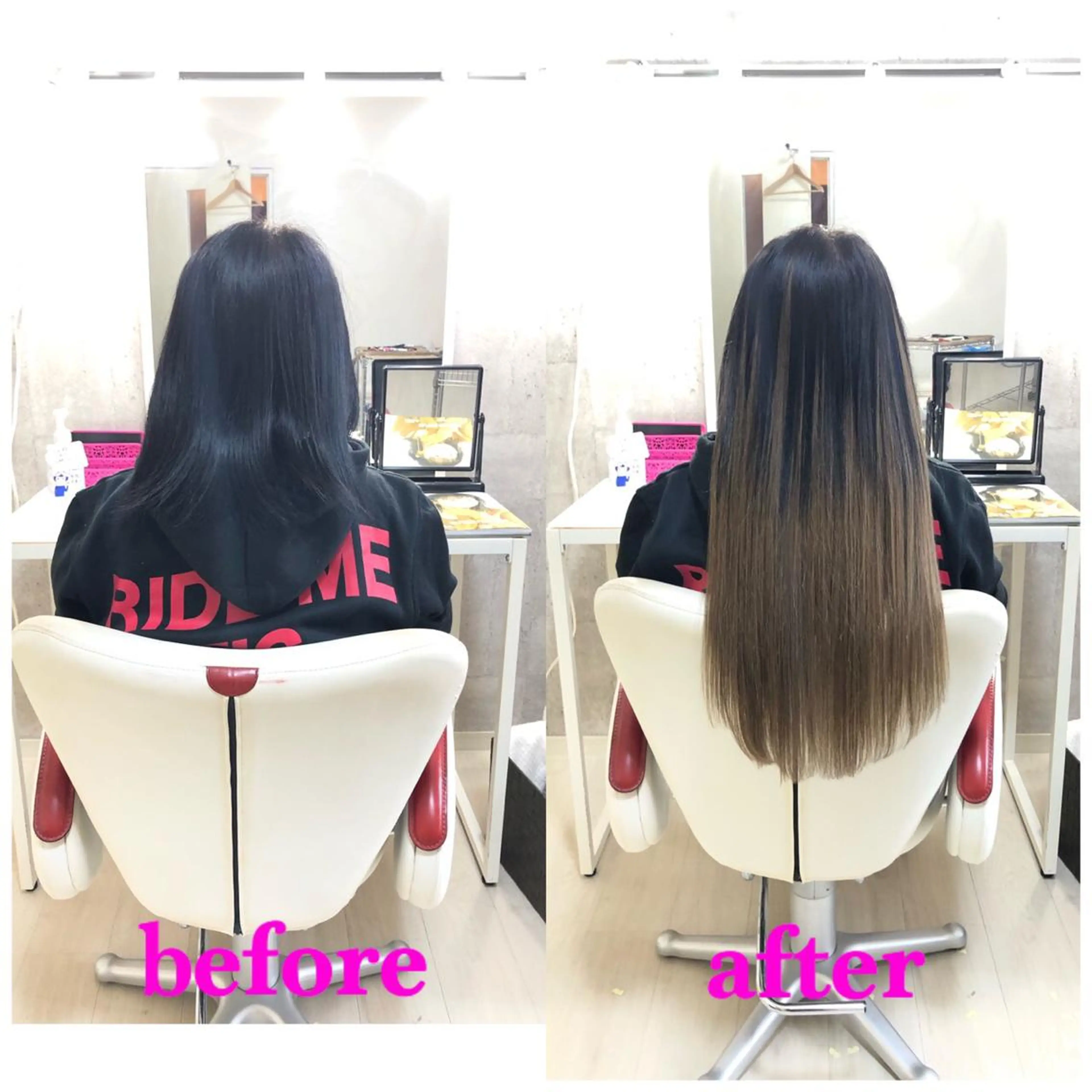 ロング エクステ ドレスアップ心斎橋店所属・🌸ドレスアップ 心斎橋店🌸のヘアスタイル