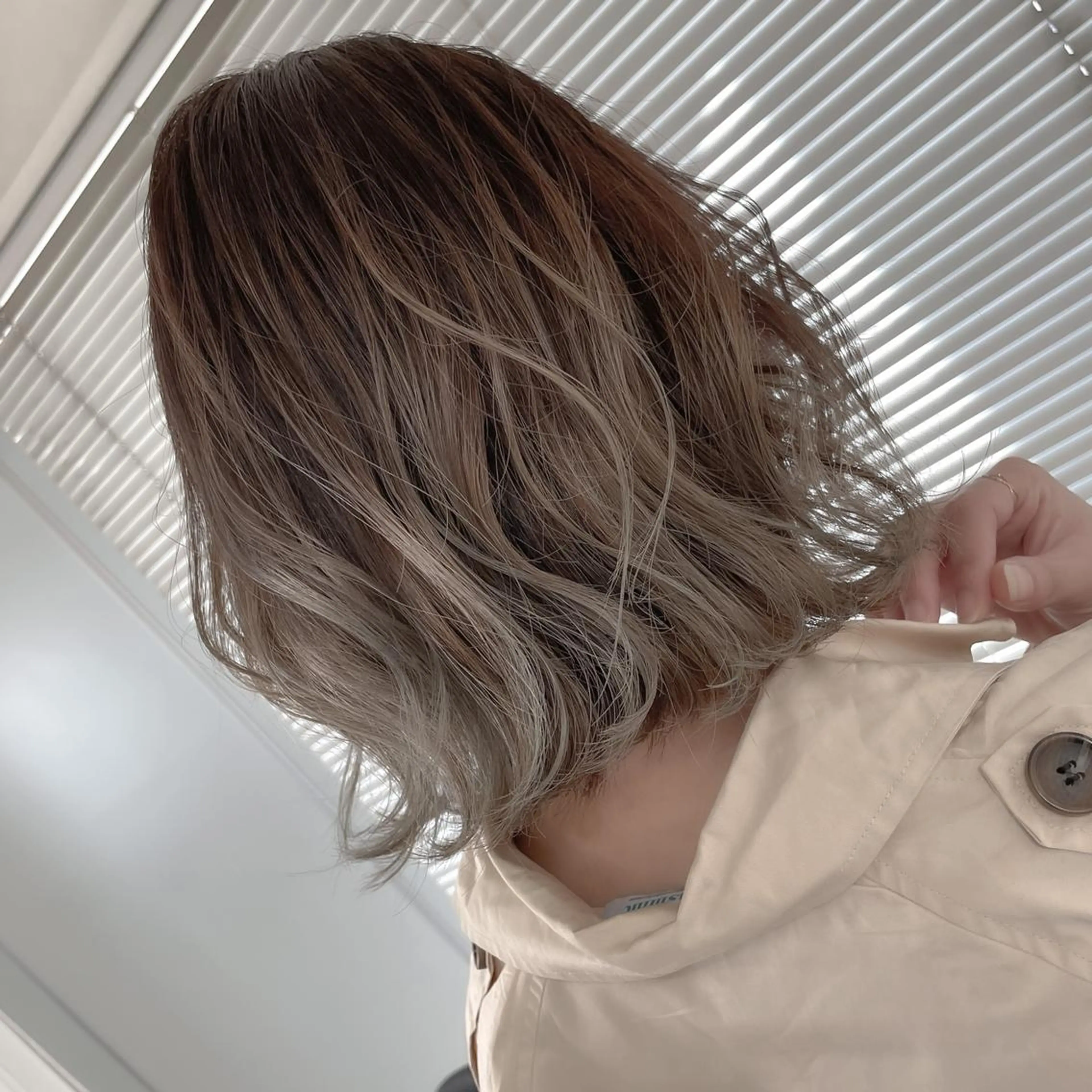 ミディアム カラー ビューティービースト 国場店のヘアスタイル