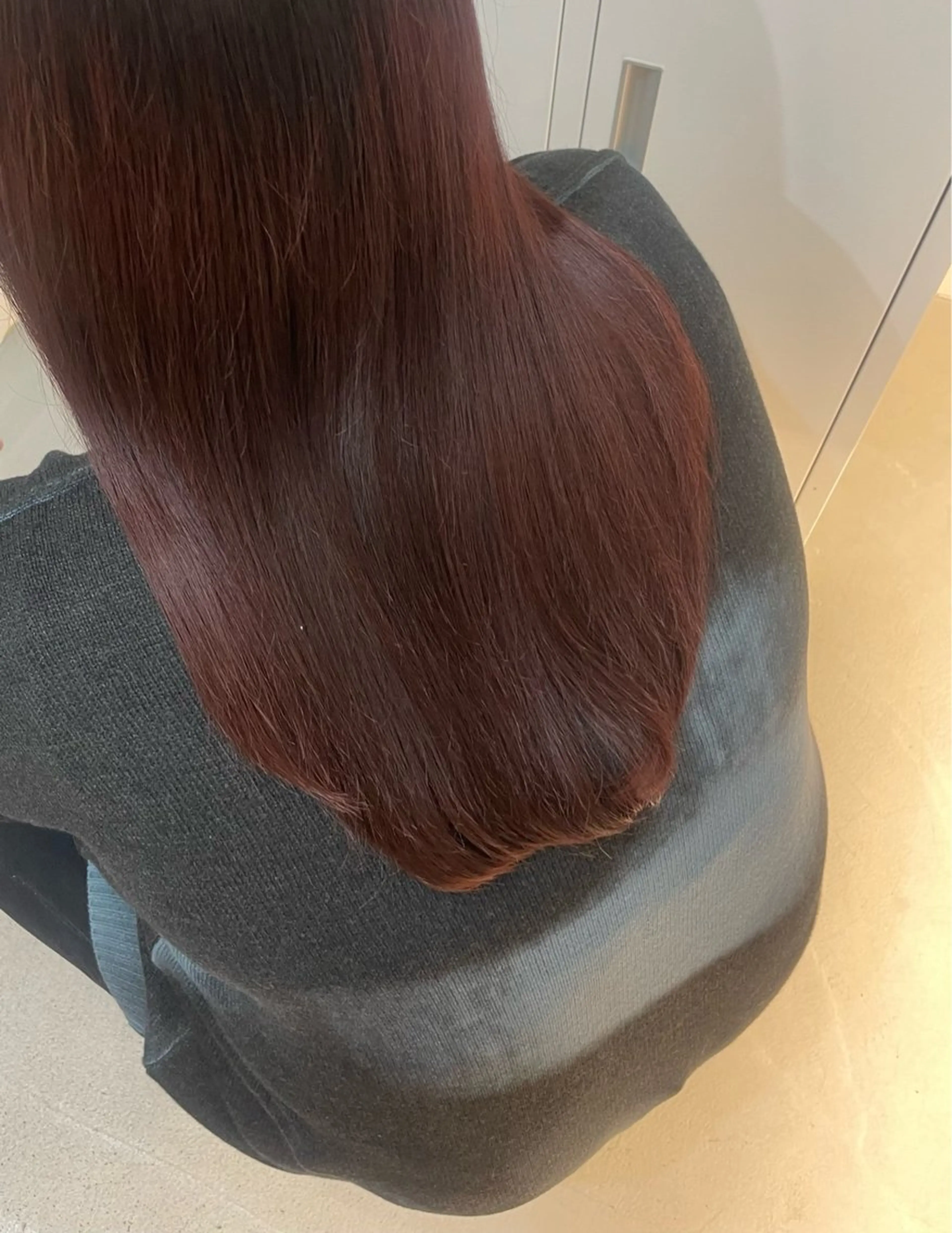 ロング mihane fit hueのヘアスタイル