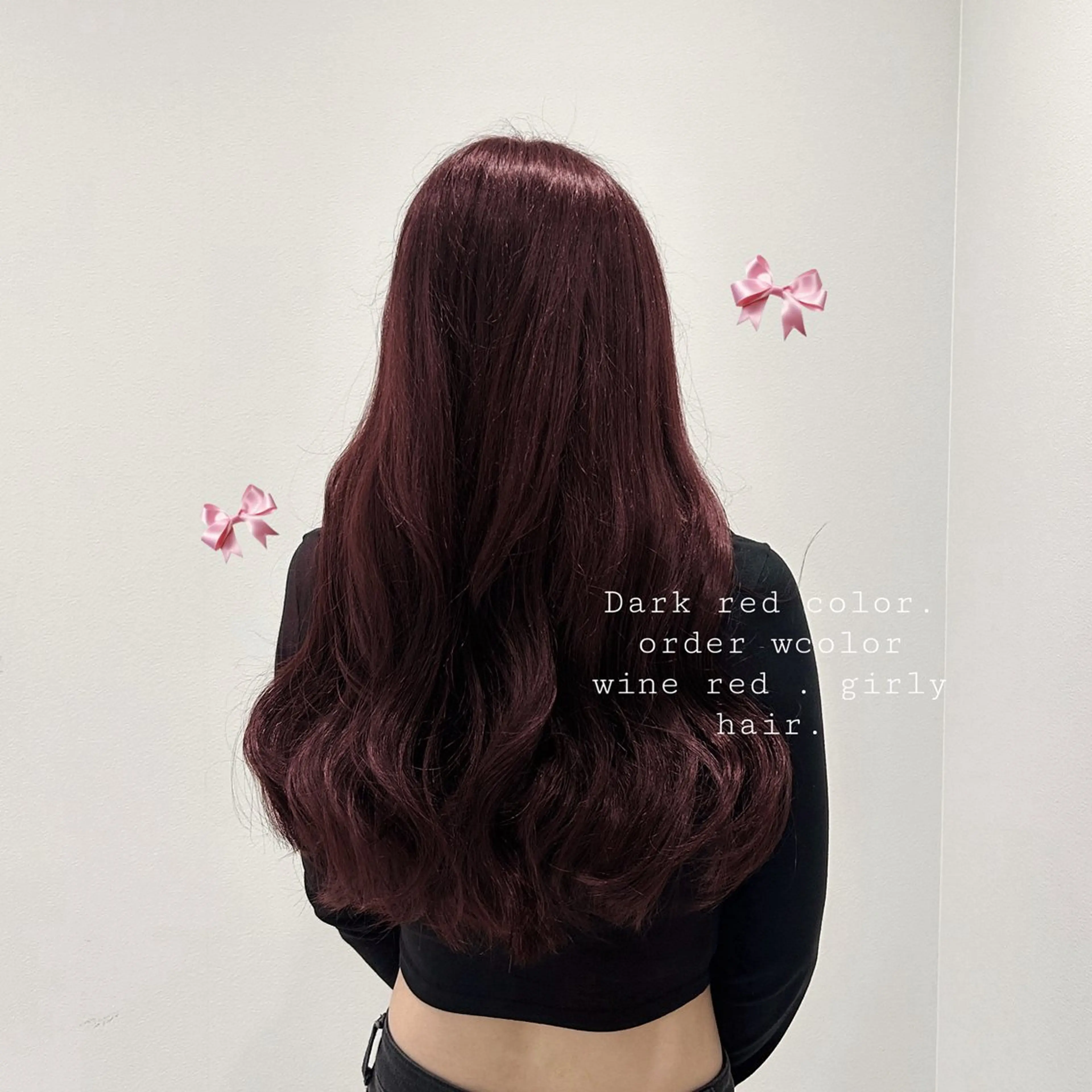 カラー ⛓ワンホンレイヤー 🥀🖤/あいりのヘアスタイル