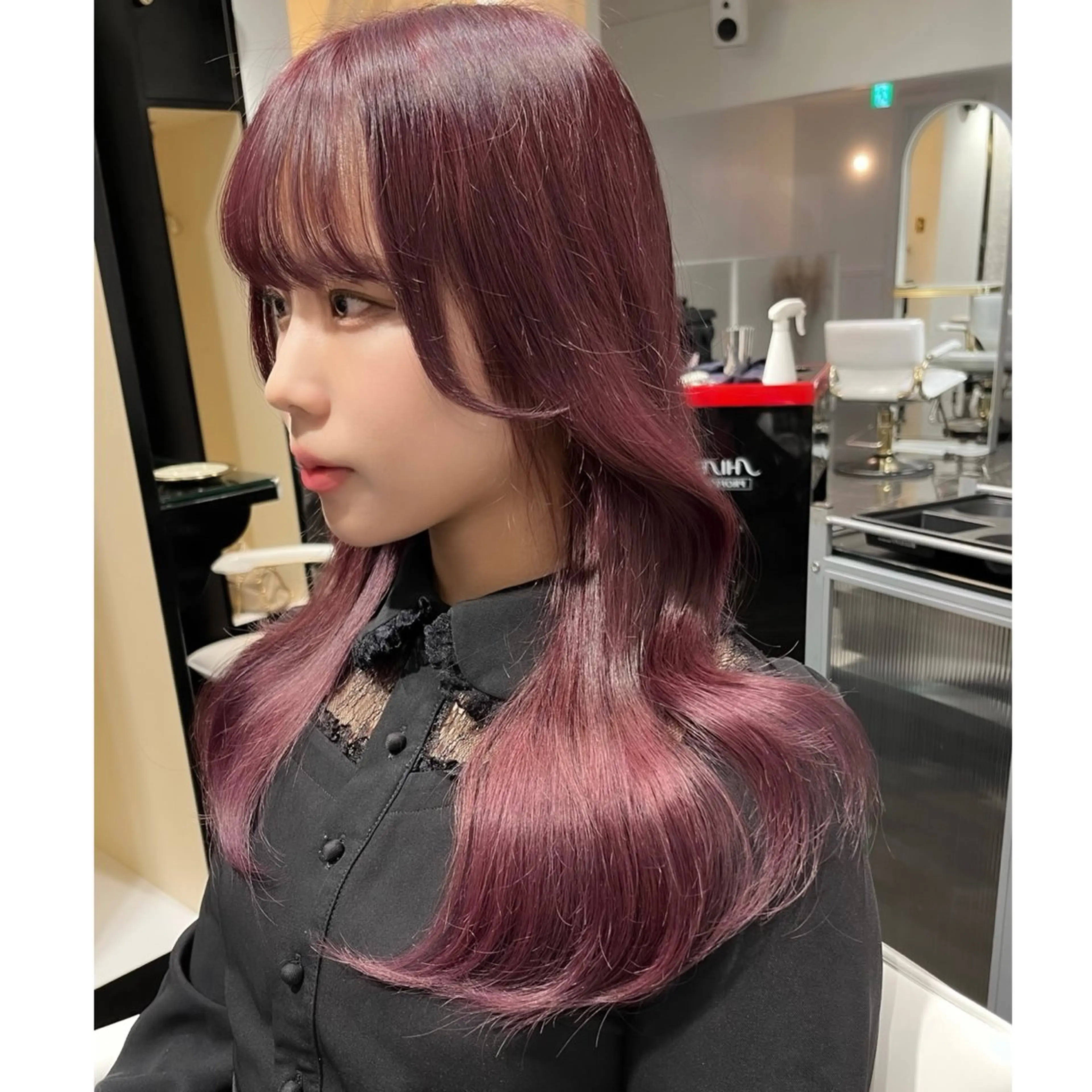 ロング カラー ブリーチ ヘアカラー miyu /トレンド カラー×艶髪のヘアスタイル