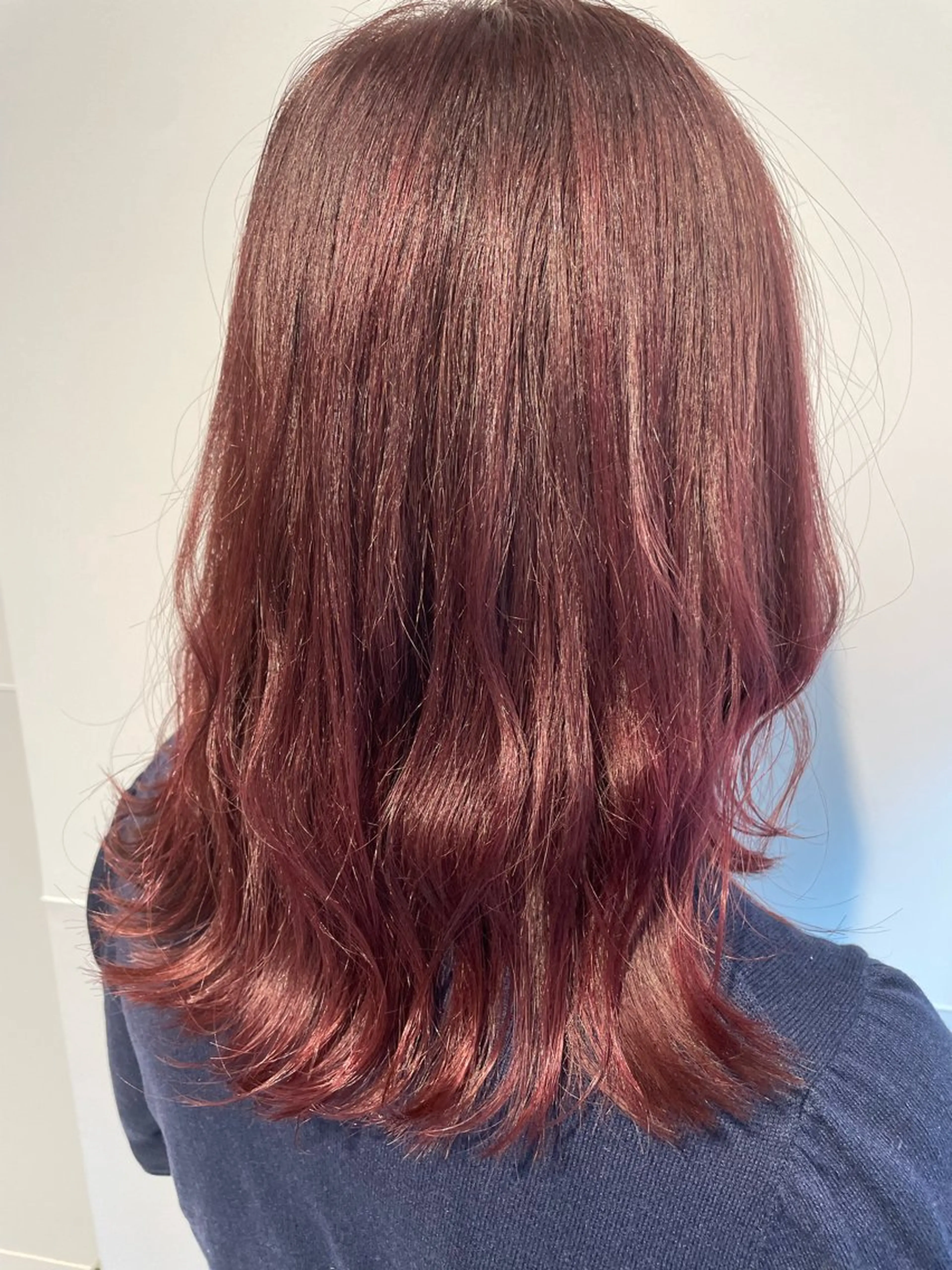 ミディアム カット ヘアカラー トリートメント 大阪 美容師 林のヘアスタイル