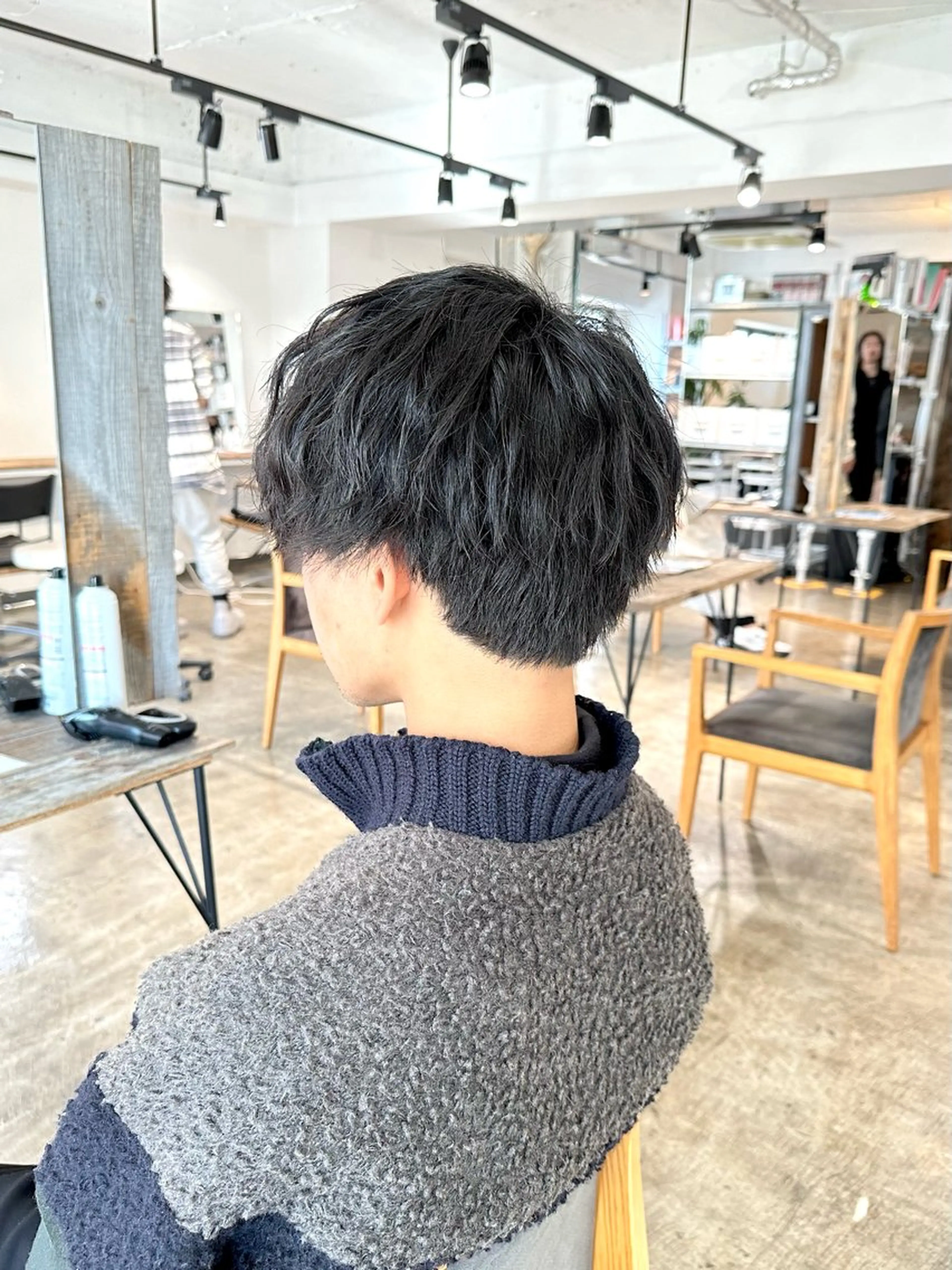 メンズ ビジネス マッシュ メンズパーマ ツーブロック カット 骨格補正施術/メンズ 専門美容師/YUYAのヘアスタイル
