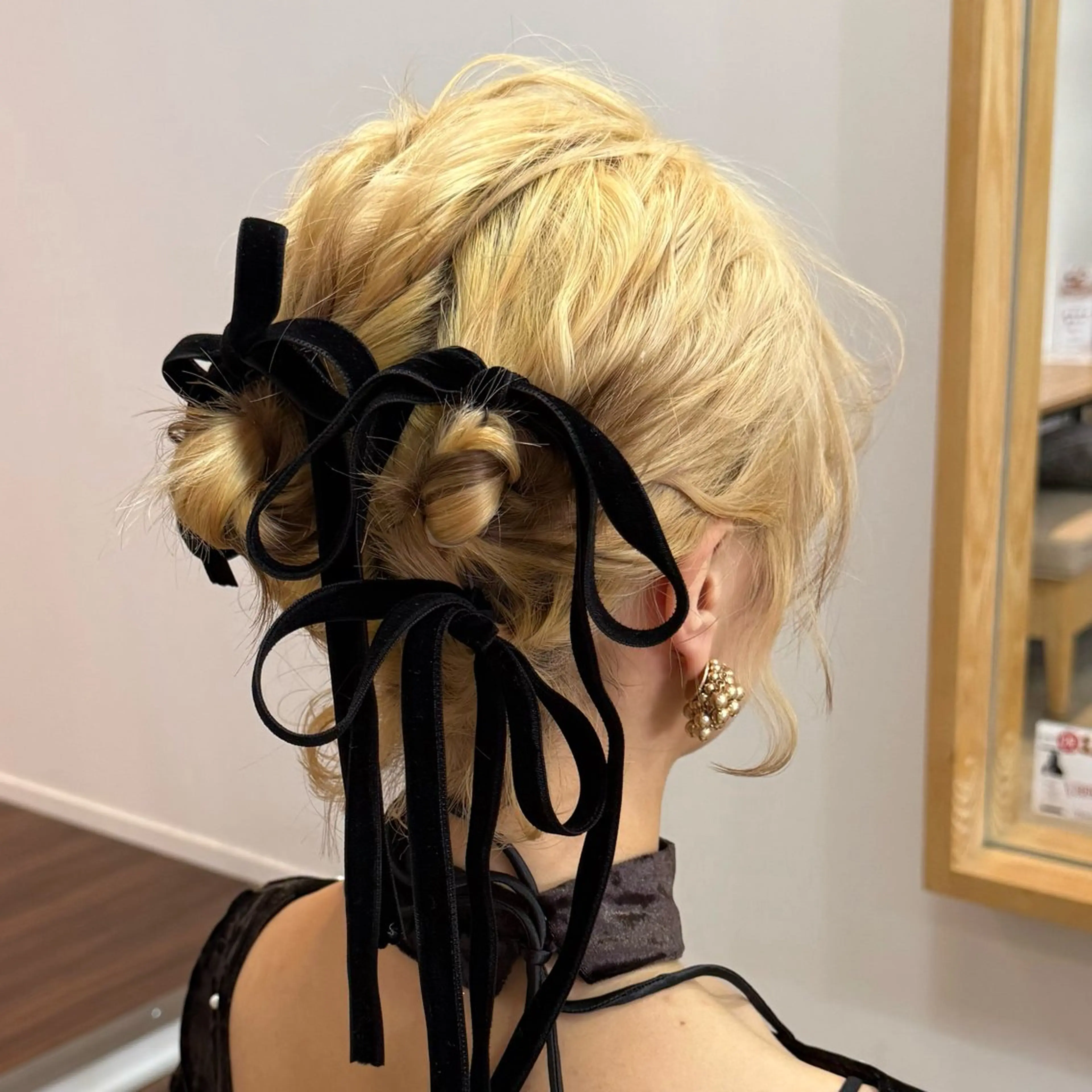 ヘアアレンジ ボブ ヘアセット 沢登 穂乃香のヘアスタイル