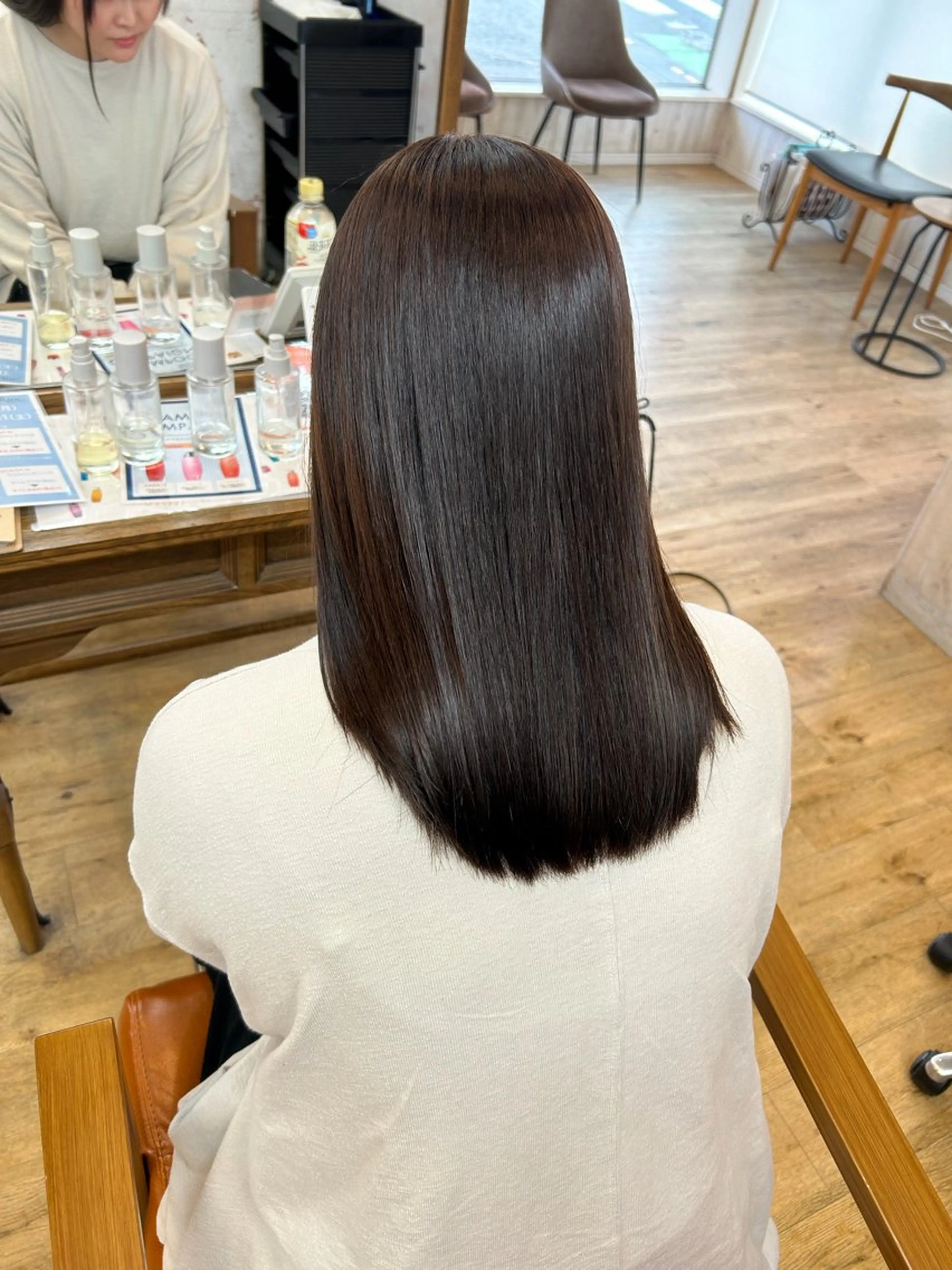 ロング 縮毛矯正 ✨縮毛矯正✨艶髪✨️ 髪質改善✨鴻巣✨️のヘアスタイル