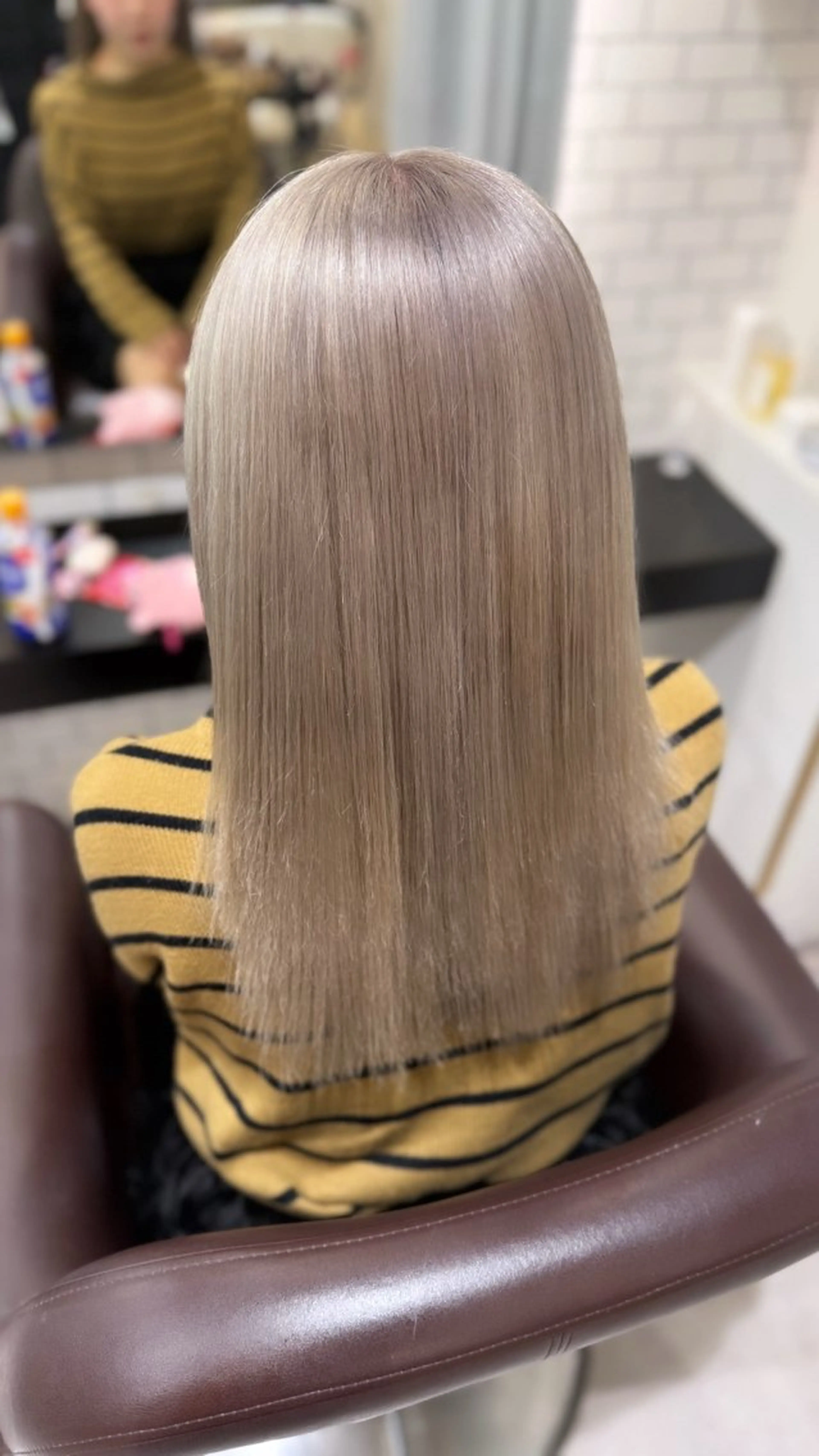 カラー 🇰🇷韓国風艶髪 /AZUSA🤍のヘアスタイル