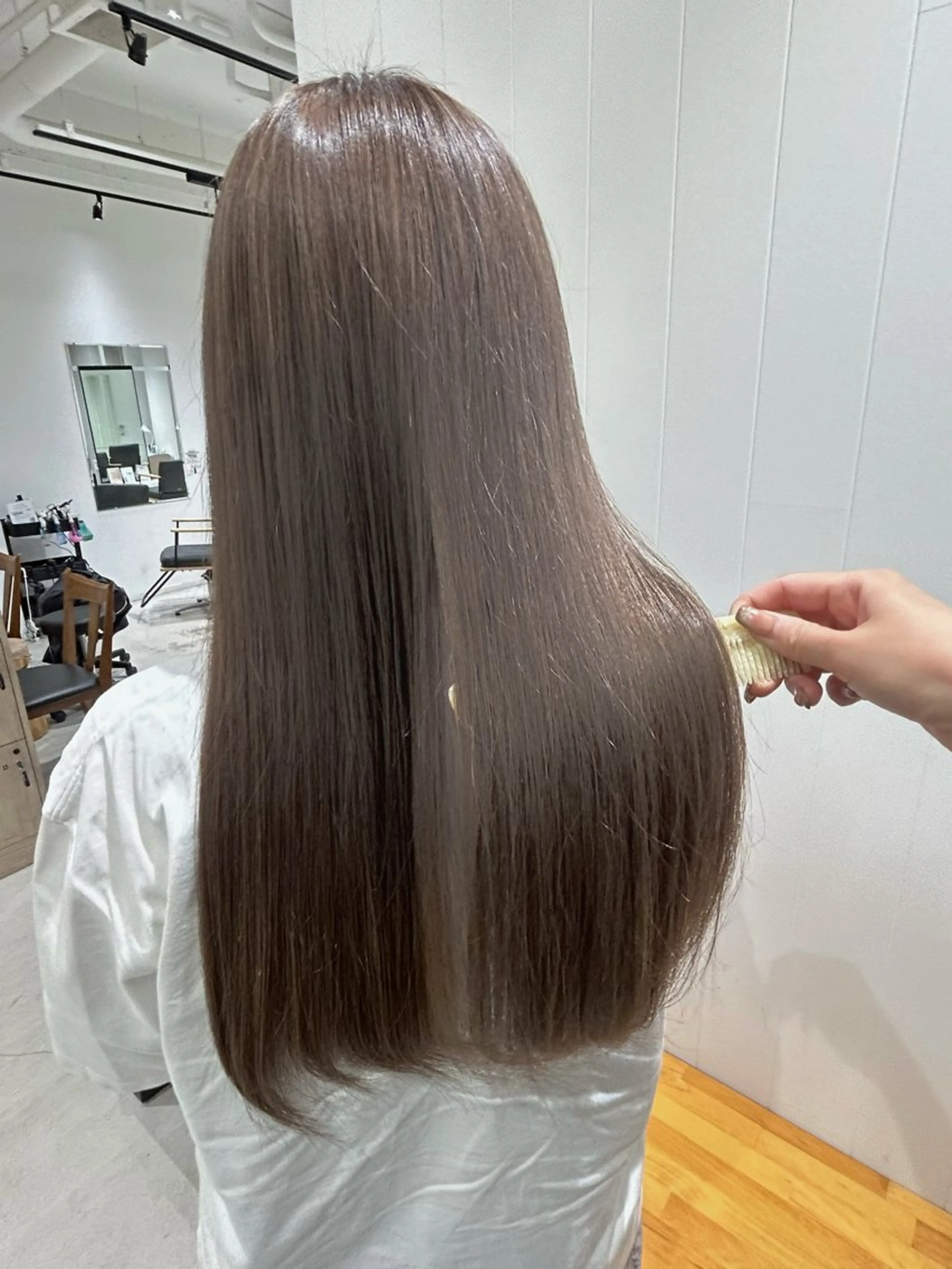 ロング カラー ヘアカラー 顔周り/レイヤー 🤍マリノのヘアスタイル