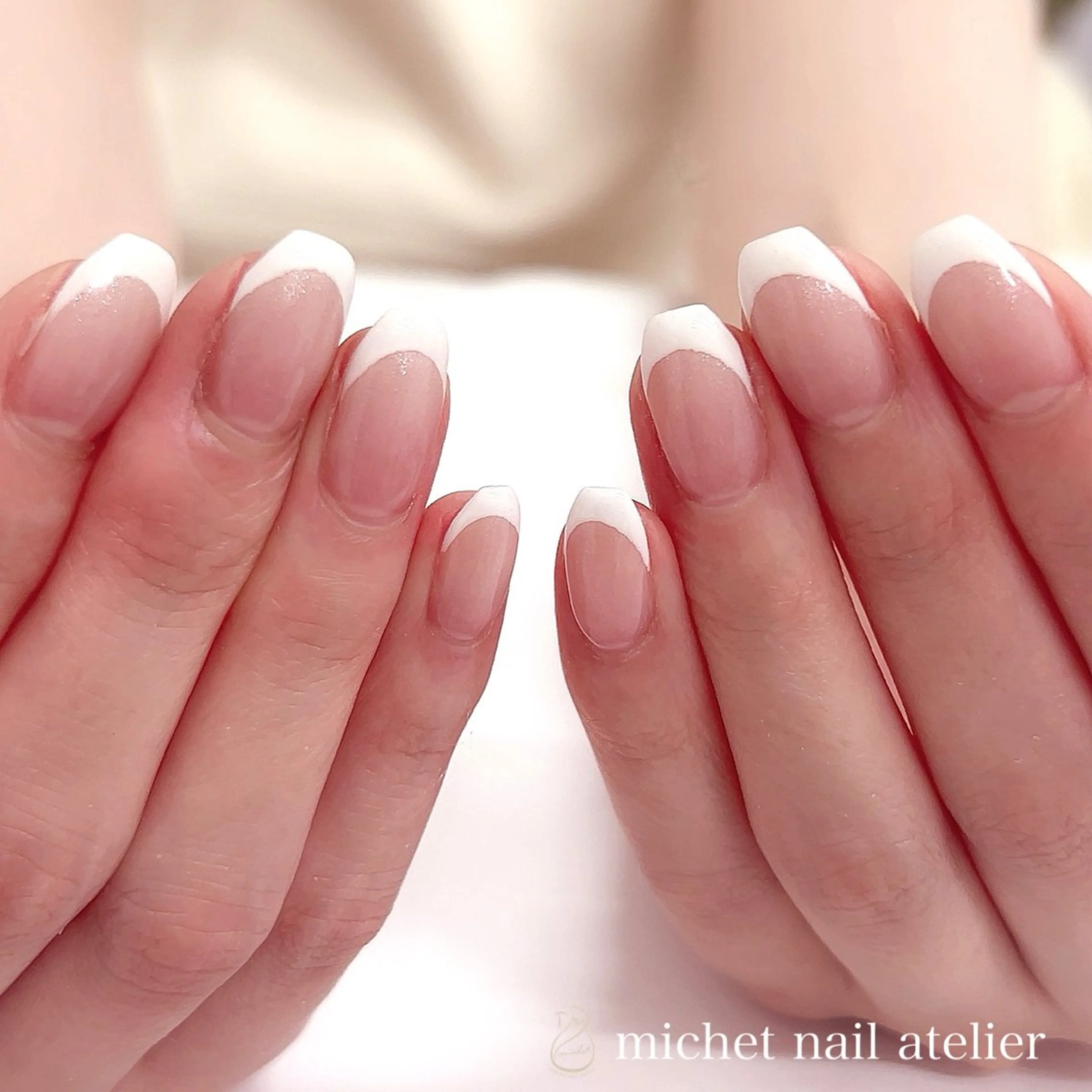 ネイル フレンチネイル ジェルネイル グラデーション シンプルネイル 春ネイル ハンドネイル h. rikaのネイルデザイン