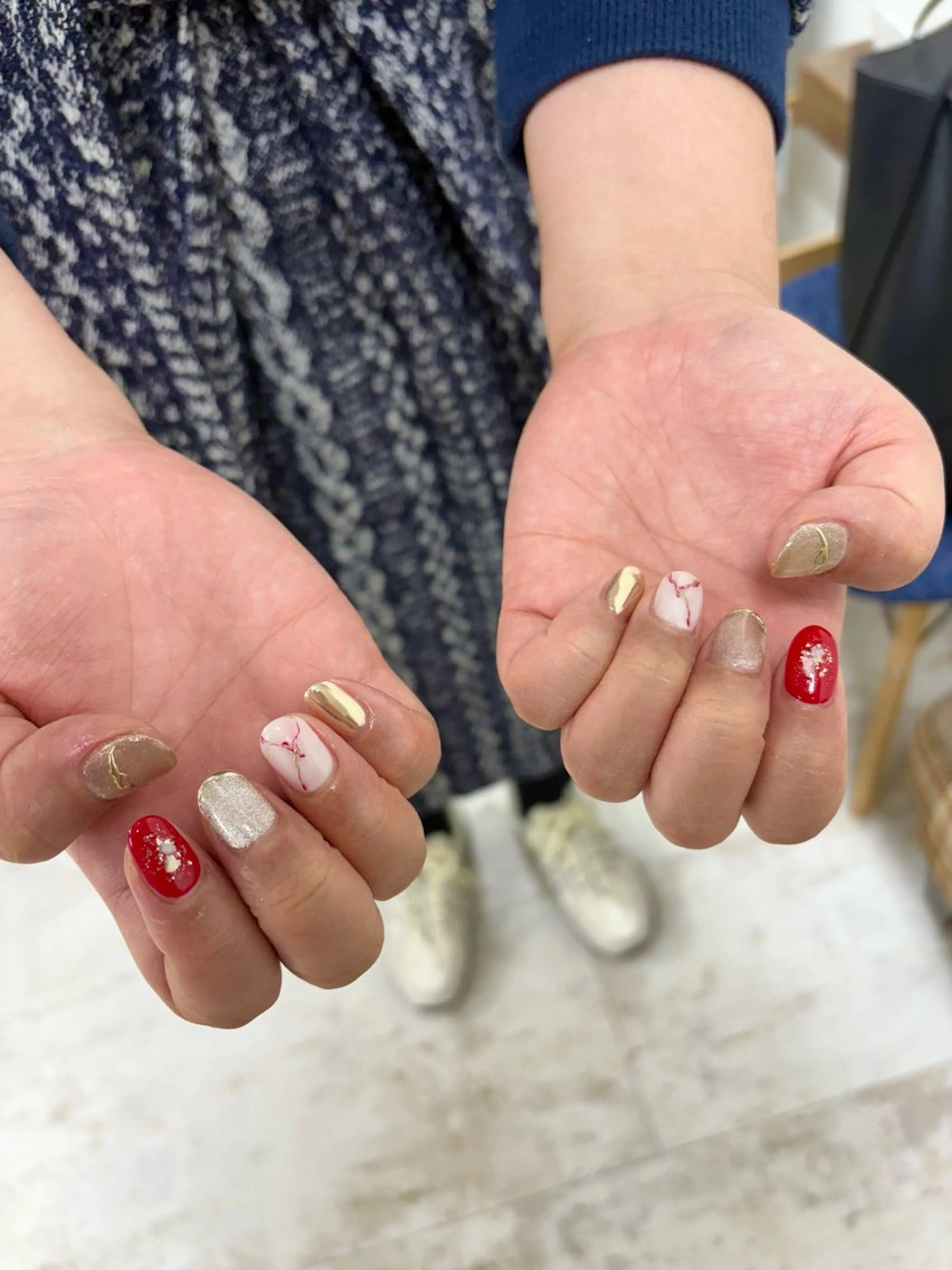 ネイル 吉田 里菜のネイルデザイン