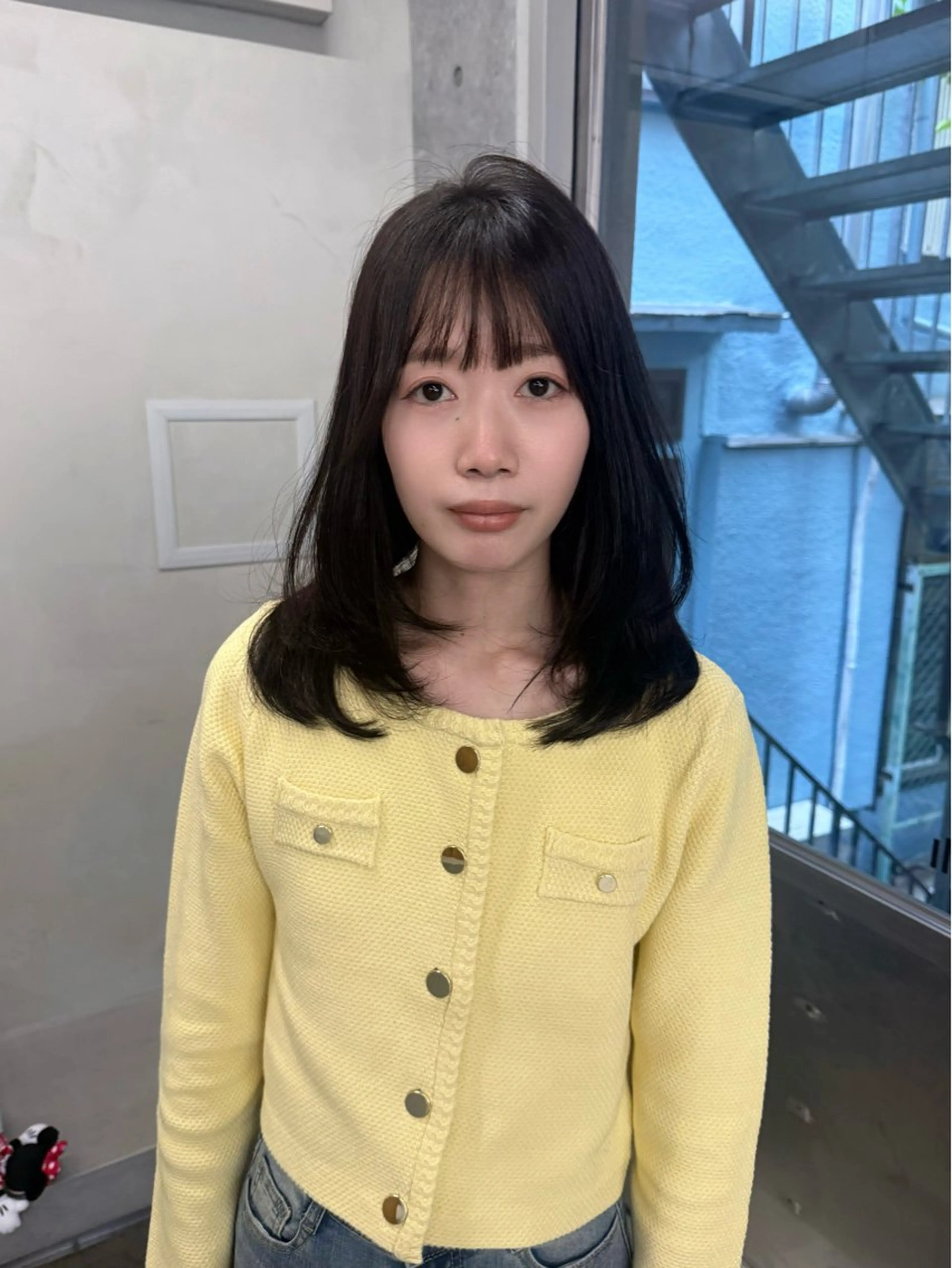 ロング カラー ロングレイヤー アッシュ ベージュカラー ブリーチ 透明感カラー カット ヘアカラー トリートメント 誰より丁寧なカット/ 小林輝/レイヤーのヘアスタイル