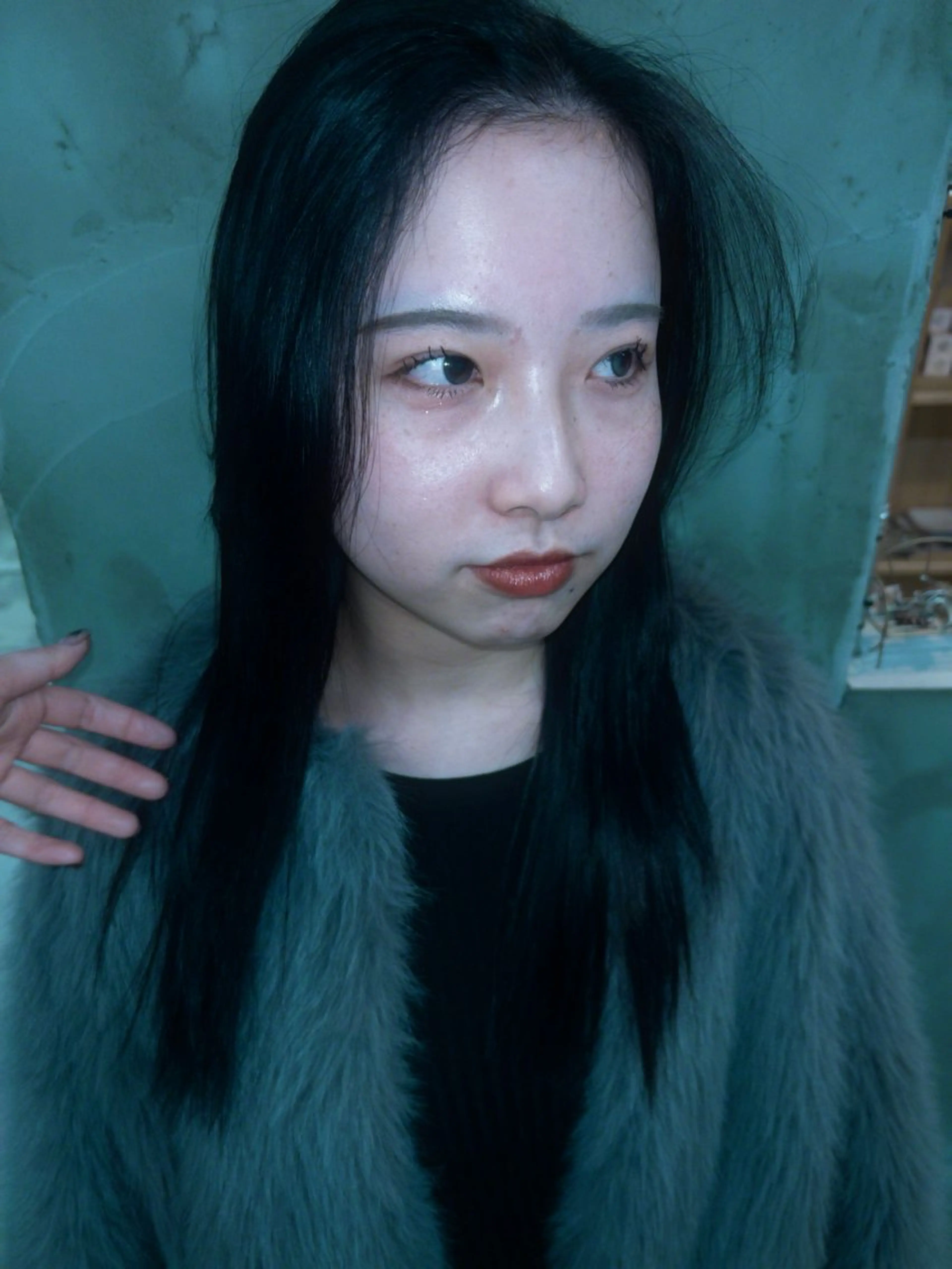 ロング 湯浅 美玖のヘアスタイル