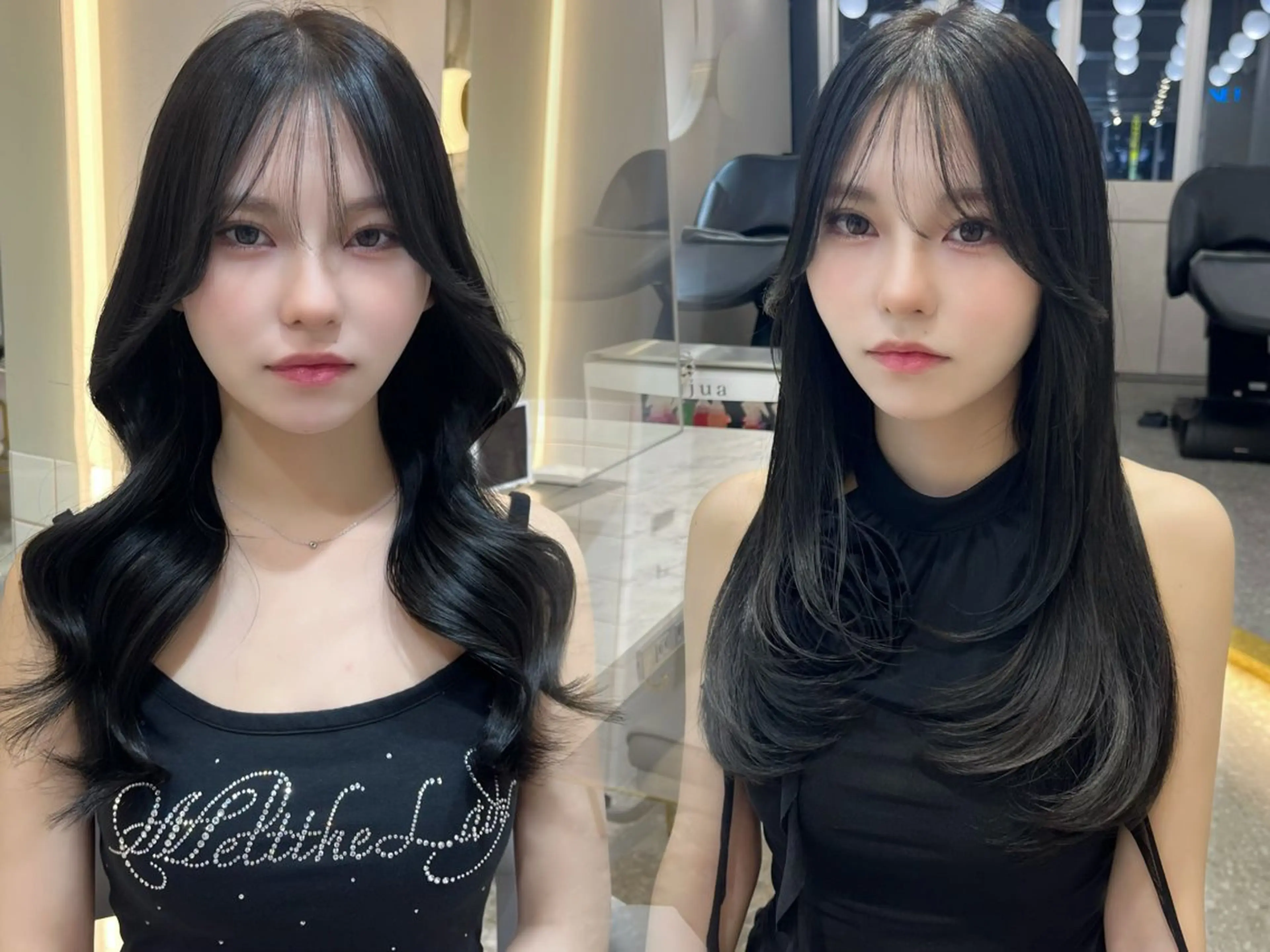 ロング カラー レイヤーカット 新宿🤍Maiのヘアスタイル