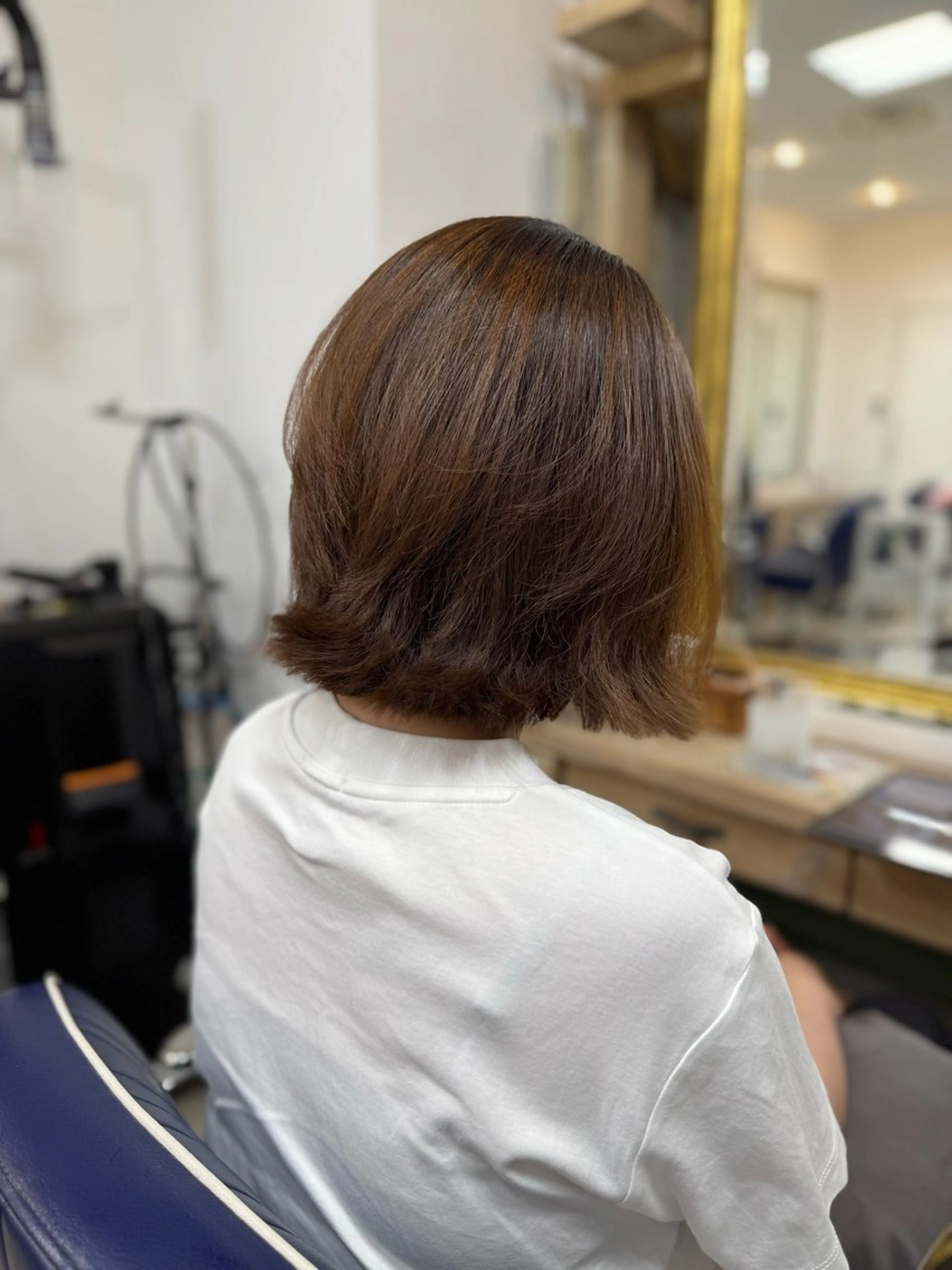 ショート ボブレイヤー ボブ レイヤーカット カット 仲田 大記のヘアスタイル