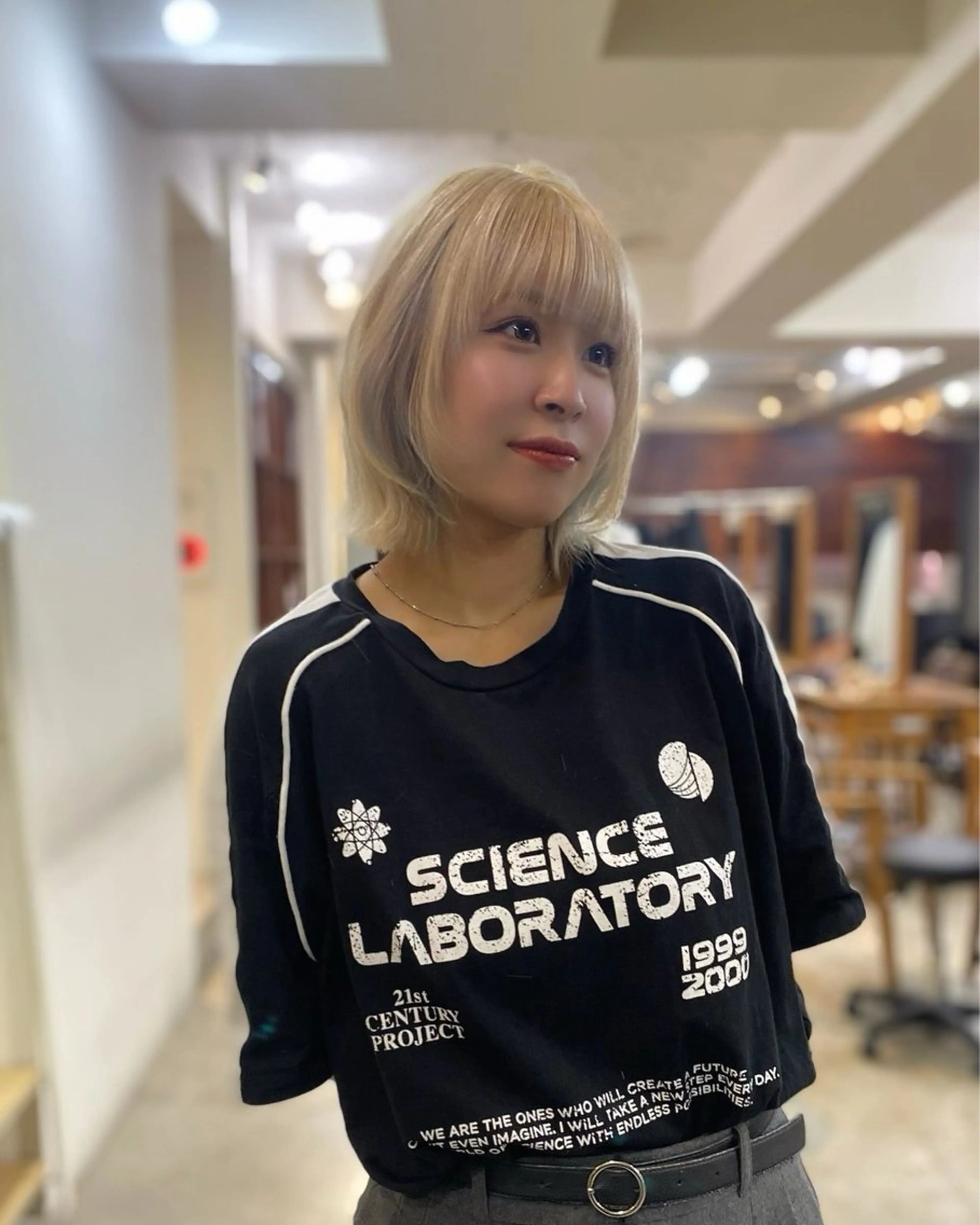 ミディアム カラー 🪐レイヤー/抜け感 カラー/加野彩果🪐のヘアスタイル