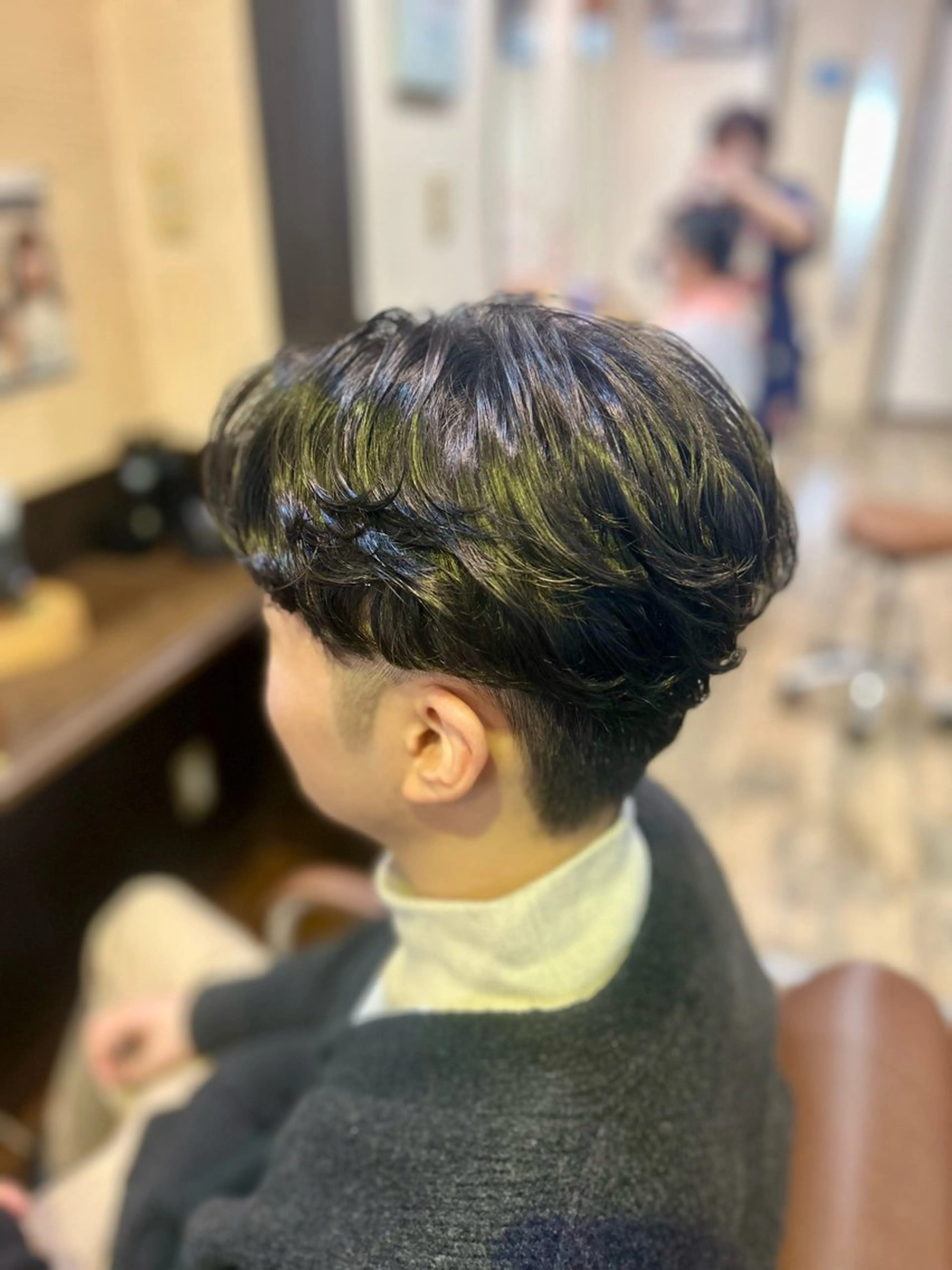 パーマ メンズ メンズパーマ ニュアンスパーマ カット パーマ 🔥中野聖人🔥 髪質改善カラー/ボブのヘアスタイル
