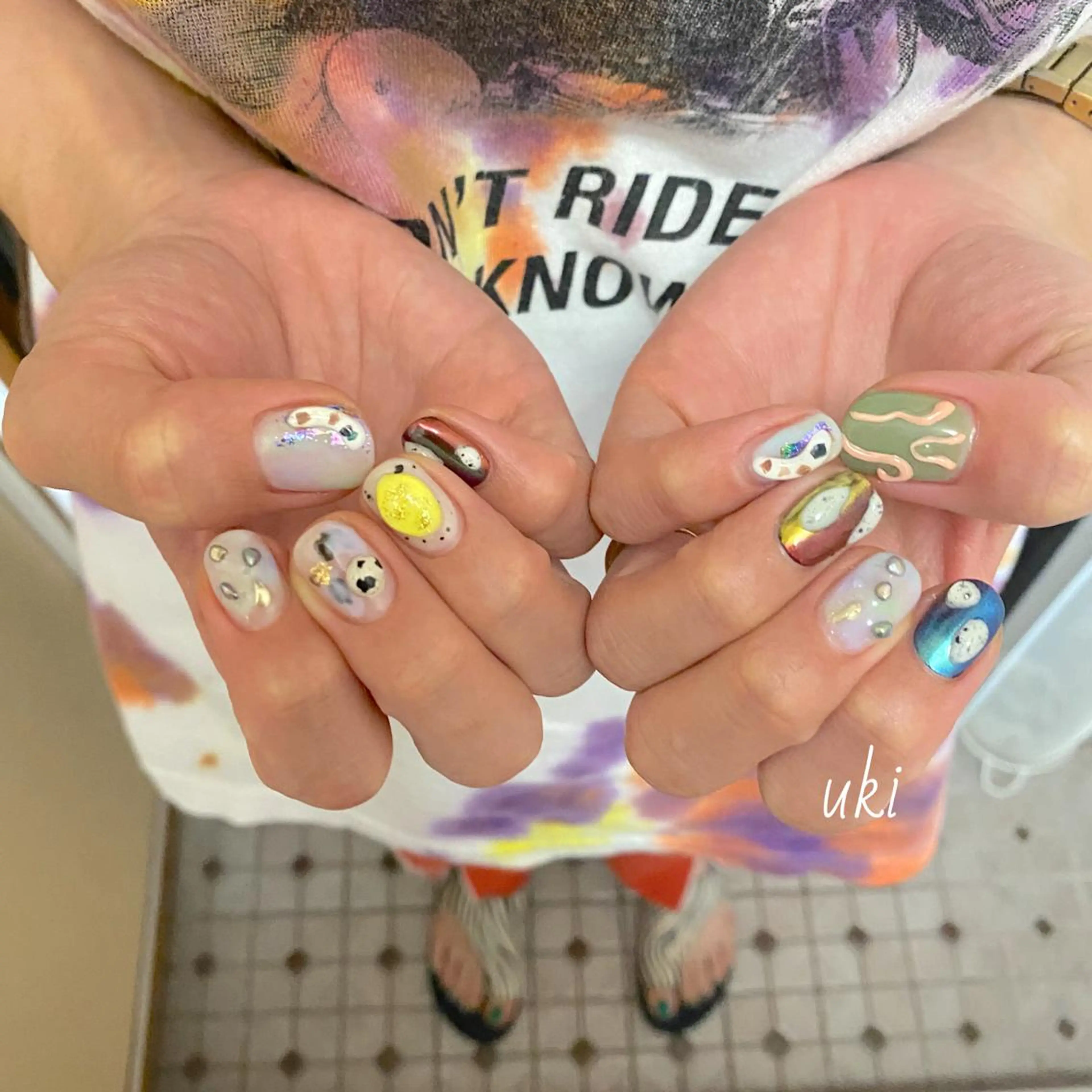 ネイル ハンドネイル Ameri nail /UKIのネイルデザイン