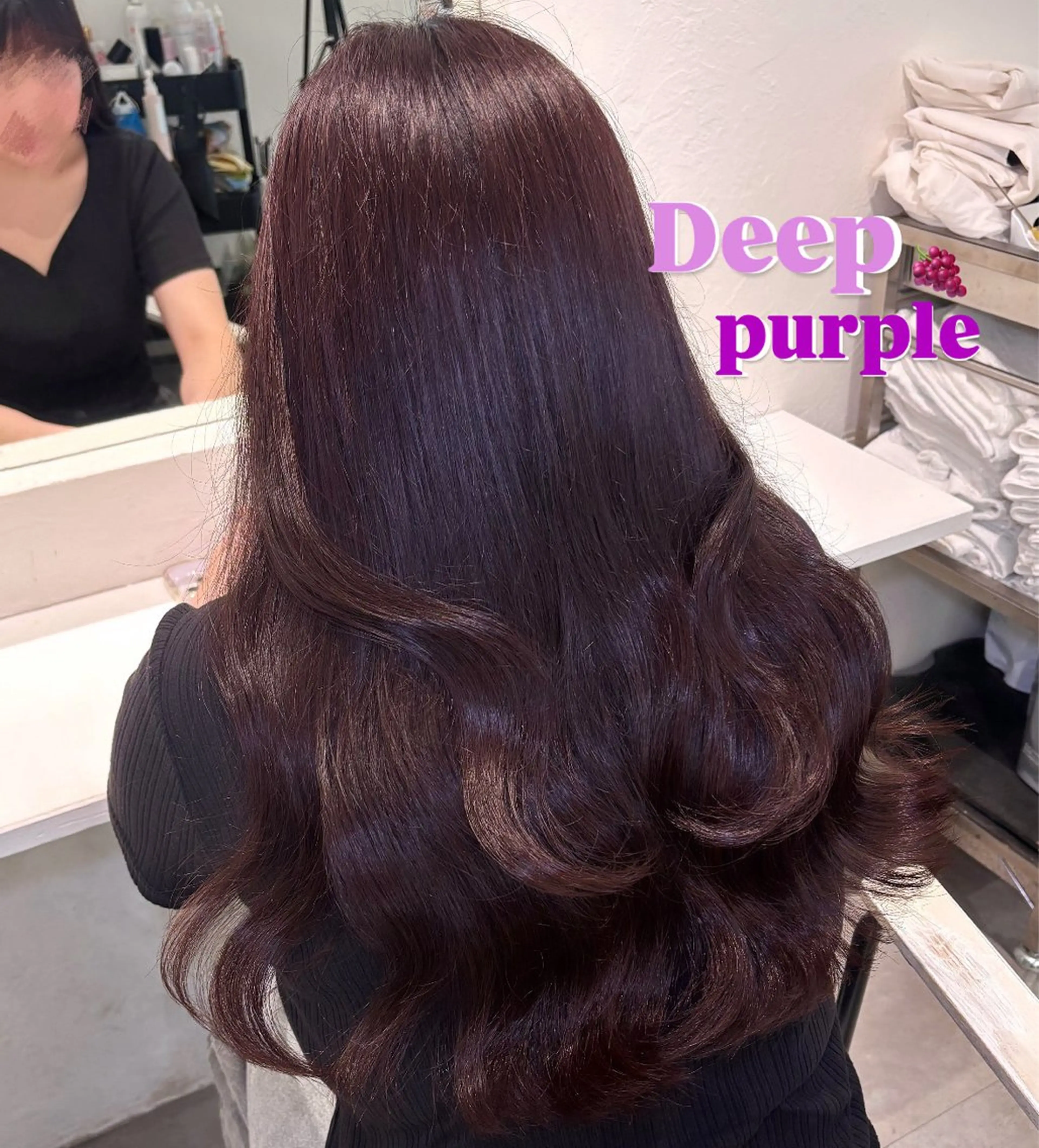 ロング ヘアカラー 美容室ORIKA AI レイヤーカットのヘアスタイル